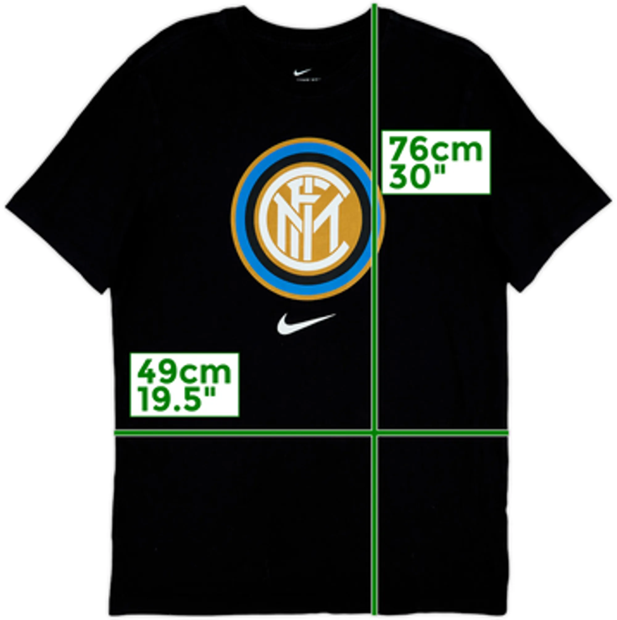 2020-21 Inter Milan Nike Cotton Tee - 10/10 - (M)