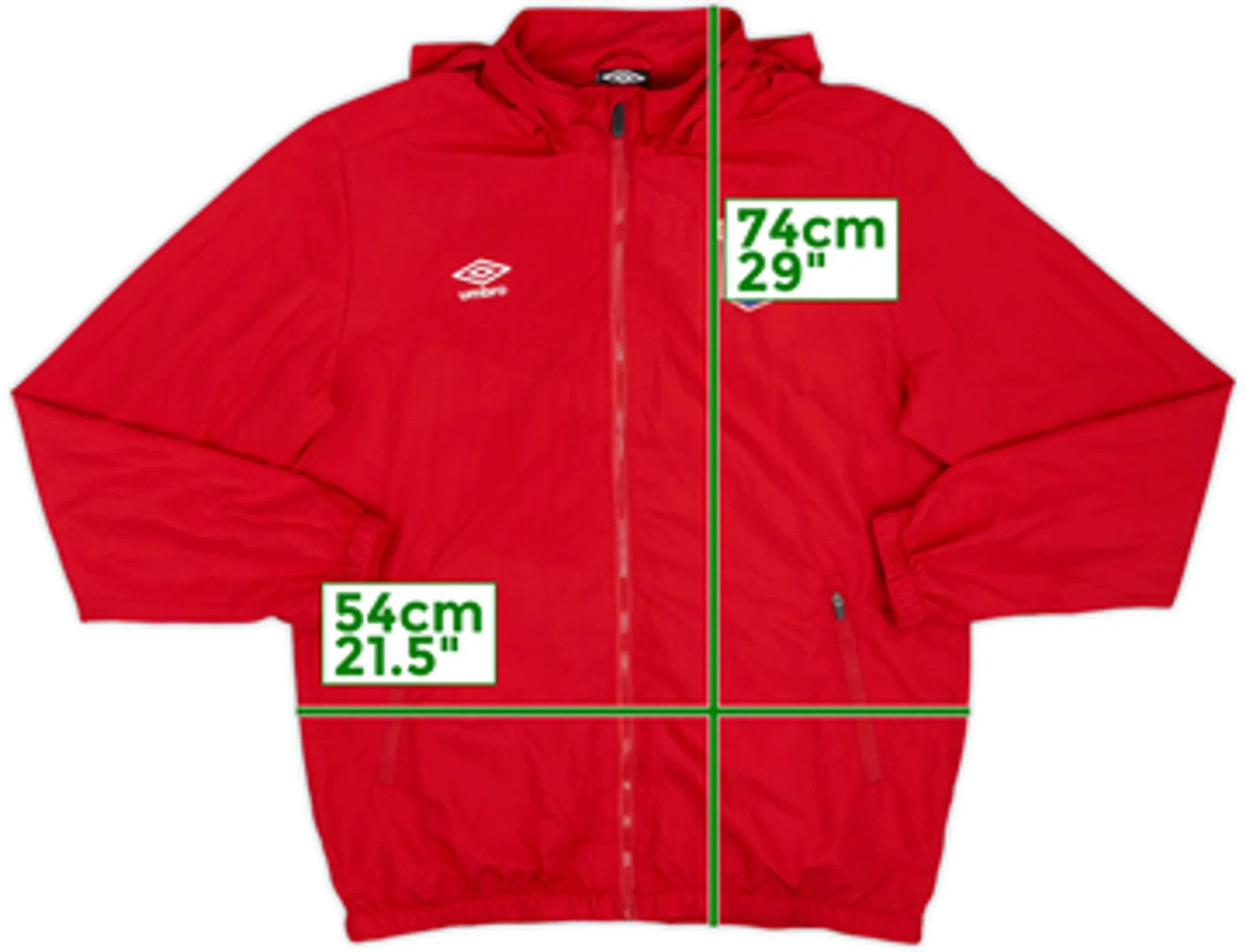 2023-24 Ipswich Umbro Hooded Rain Jacket - 10/10 - (S)