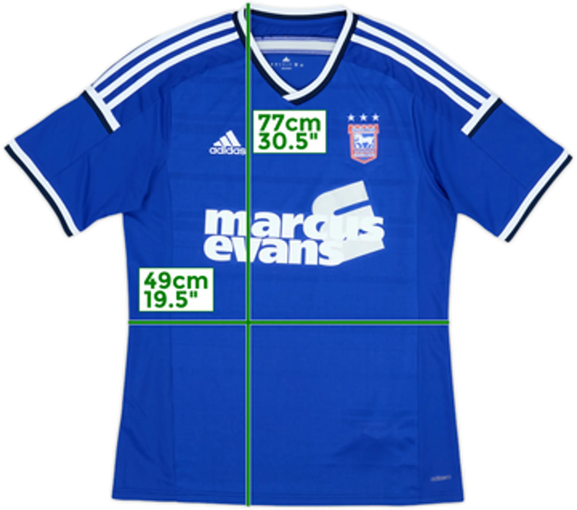 2014-15 Ipswich Home Shirt - 10/10 - (L)