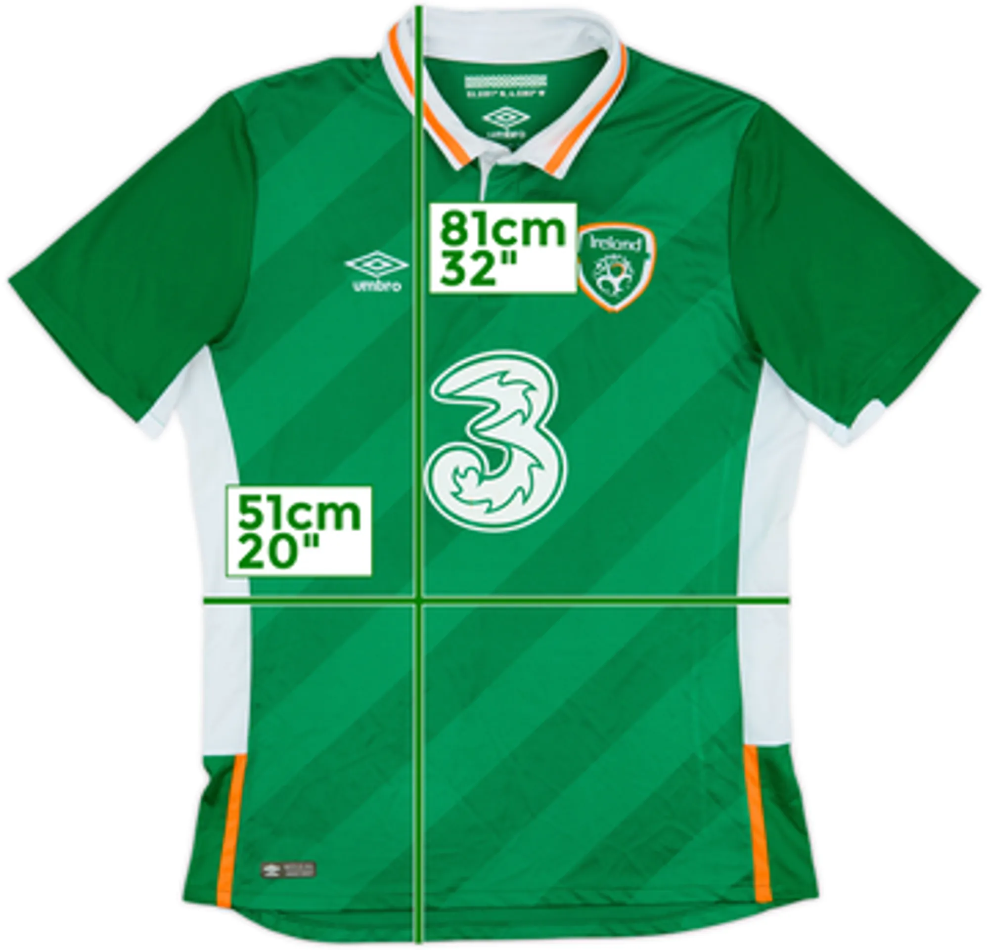 2016-17 Ireland Home Shirt - 6/10 - (L)