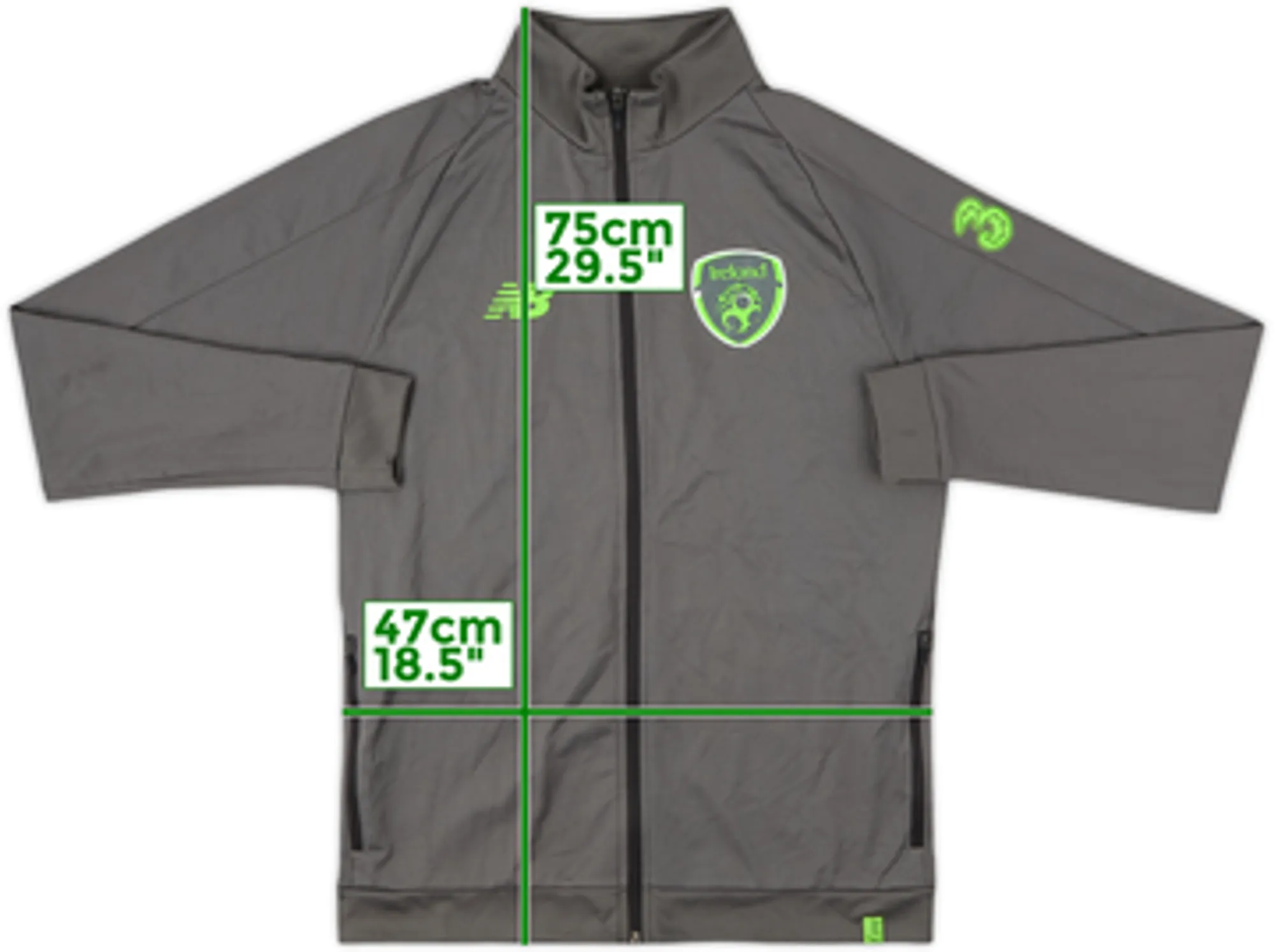 2018-20 Ireland Umbro Track Jacket - 8/10 - (M)