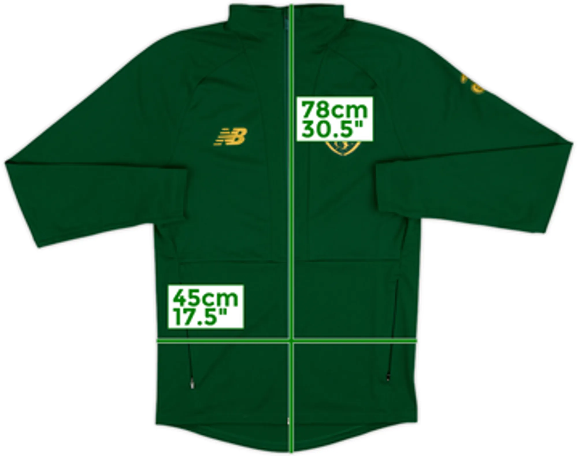 2019-20 Ireland New Balance Track Jacket - 8/10 - (M)