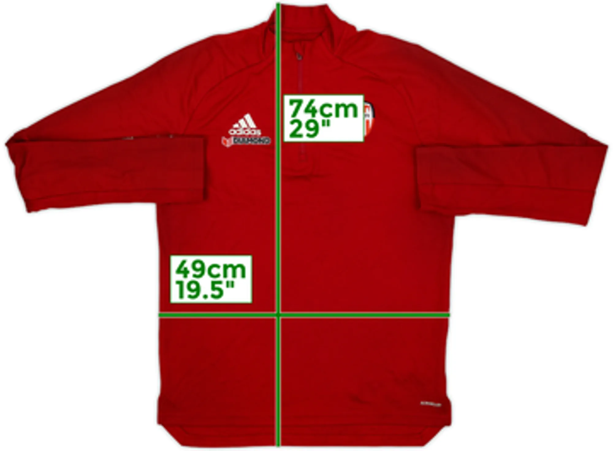 2020-21 Derry City adidas 1/4 Zip Drill Top - 6/10 - (M)