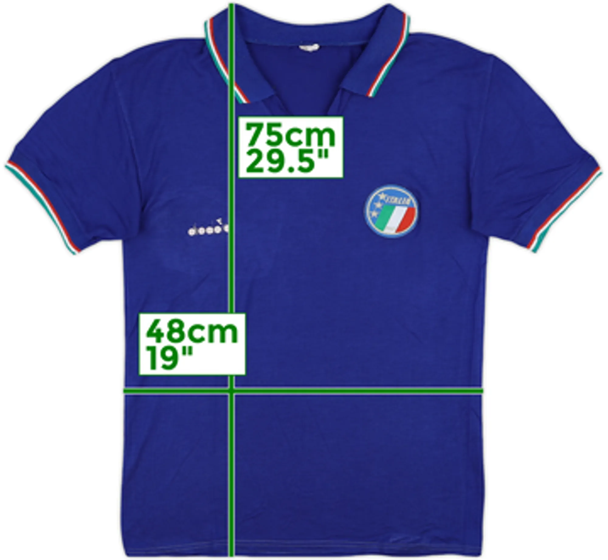 1986-91 Italy Home Shirt - 5/10 - (L)