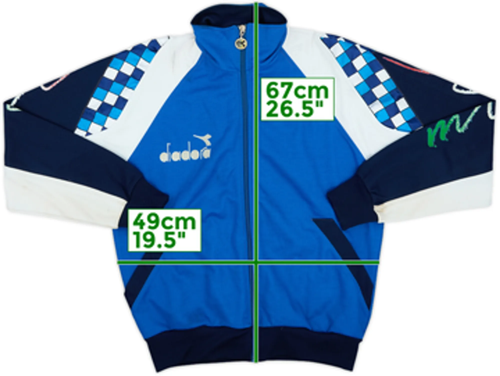 1990 Italy Diadora Track Jacket - 4/10 - (L)