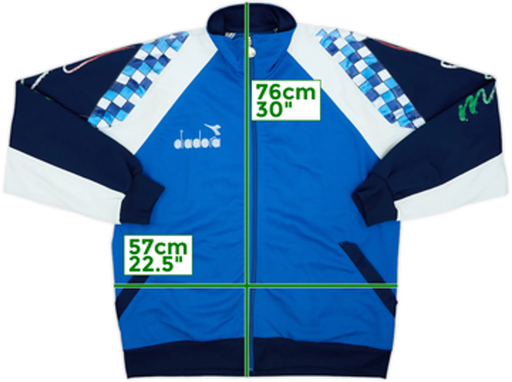 1990 Italy Diadora Track Jacket - 3/10 - (L)