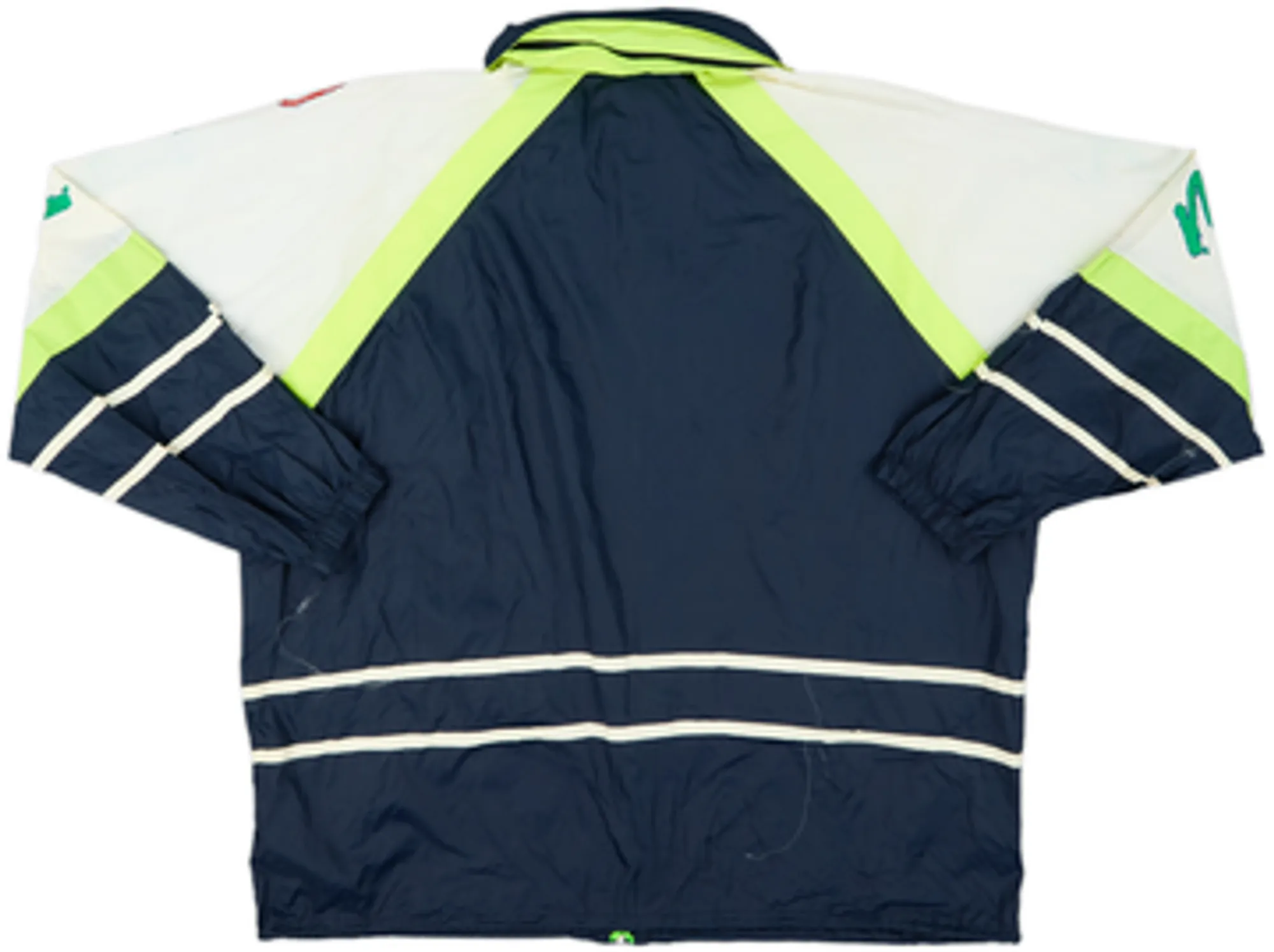 1990-92 Italy Diadora Hooded Rain Jacket - 8/10 - (S)