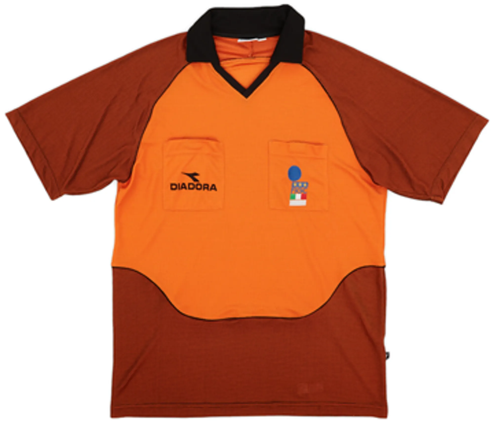 1990s Italy FIGC Diadora Referee Shirt - 6/10 - (XL)