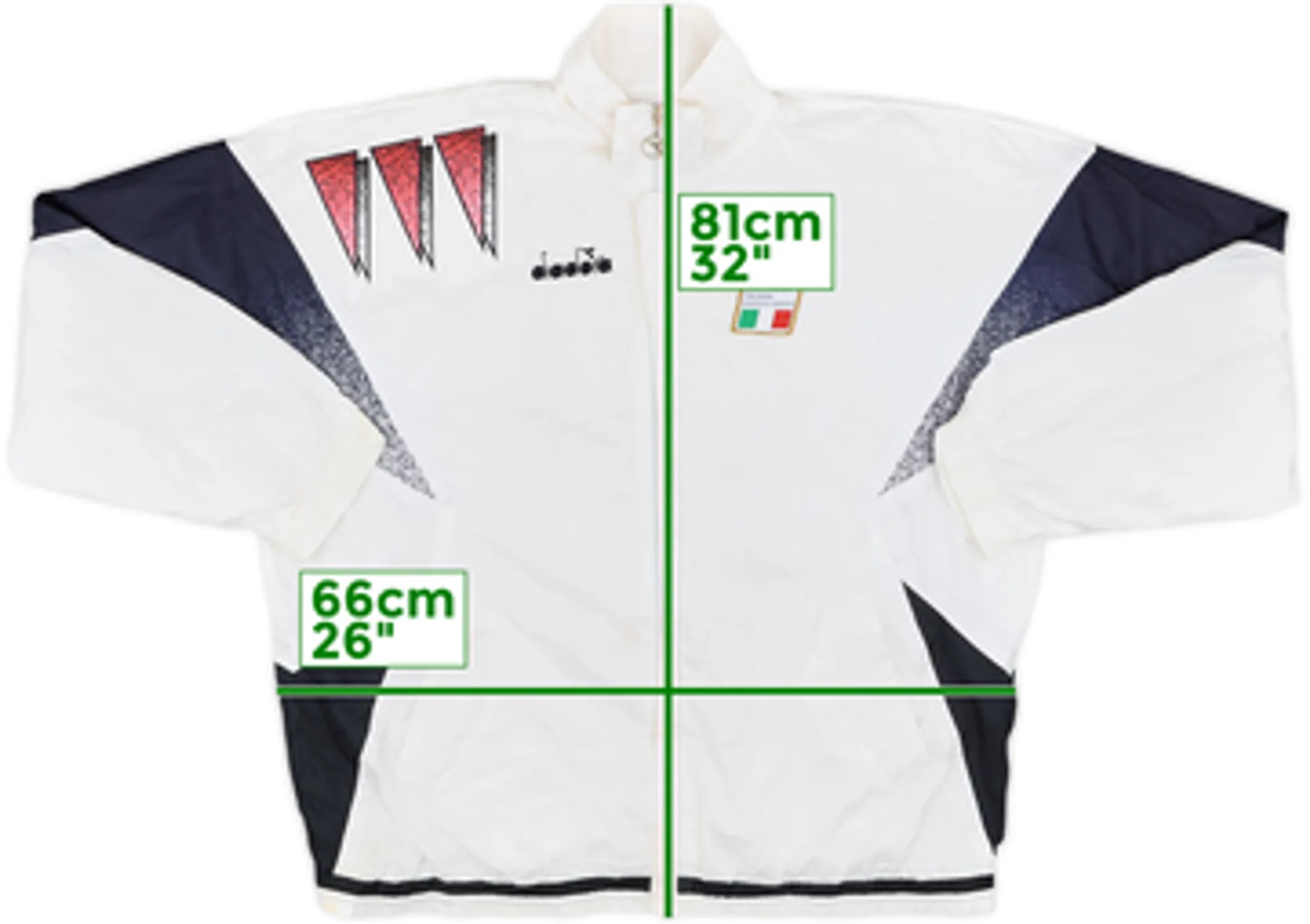 1992 Italy Diadora Track Jacket - 8/10 - (L)