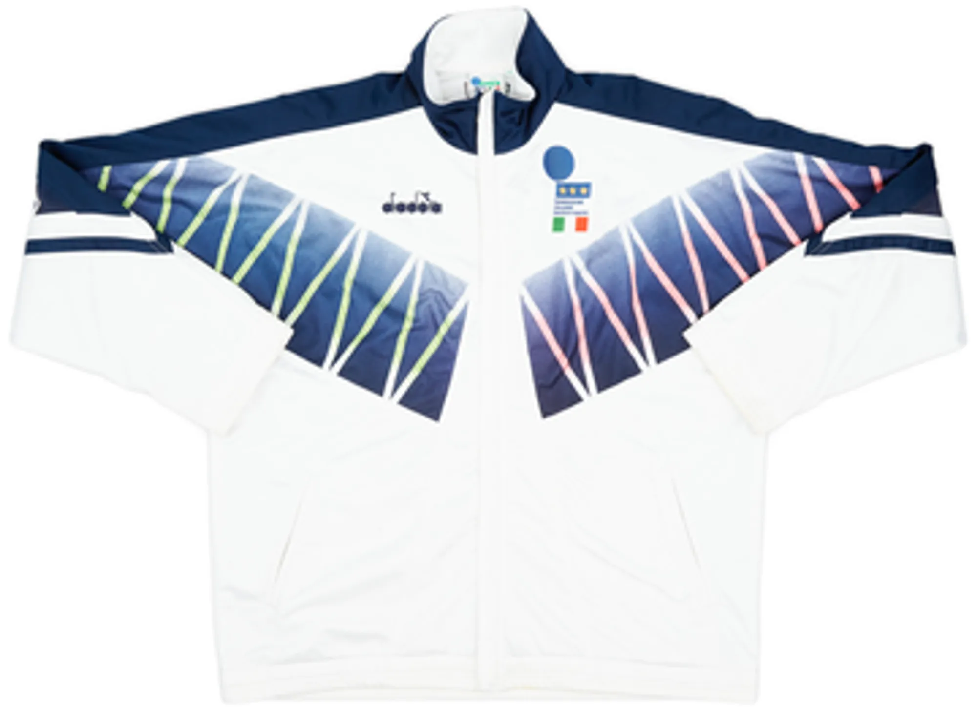 1994 Italy Diadora Track Top - 7/10 - (XL)