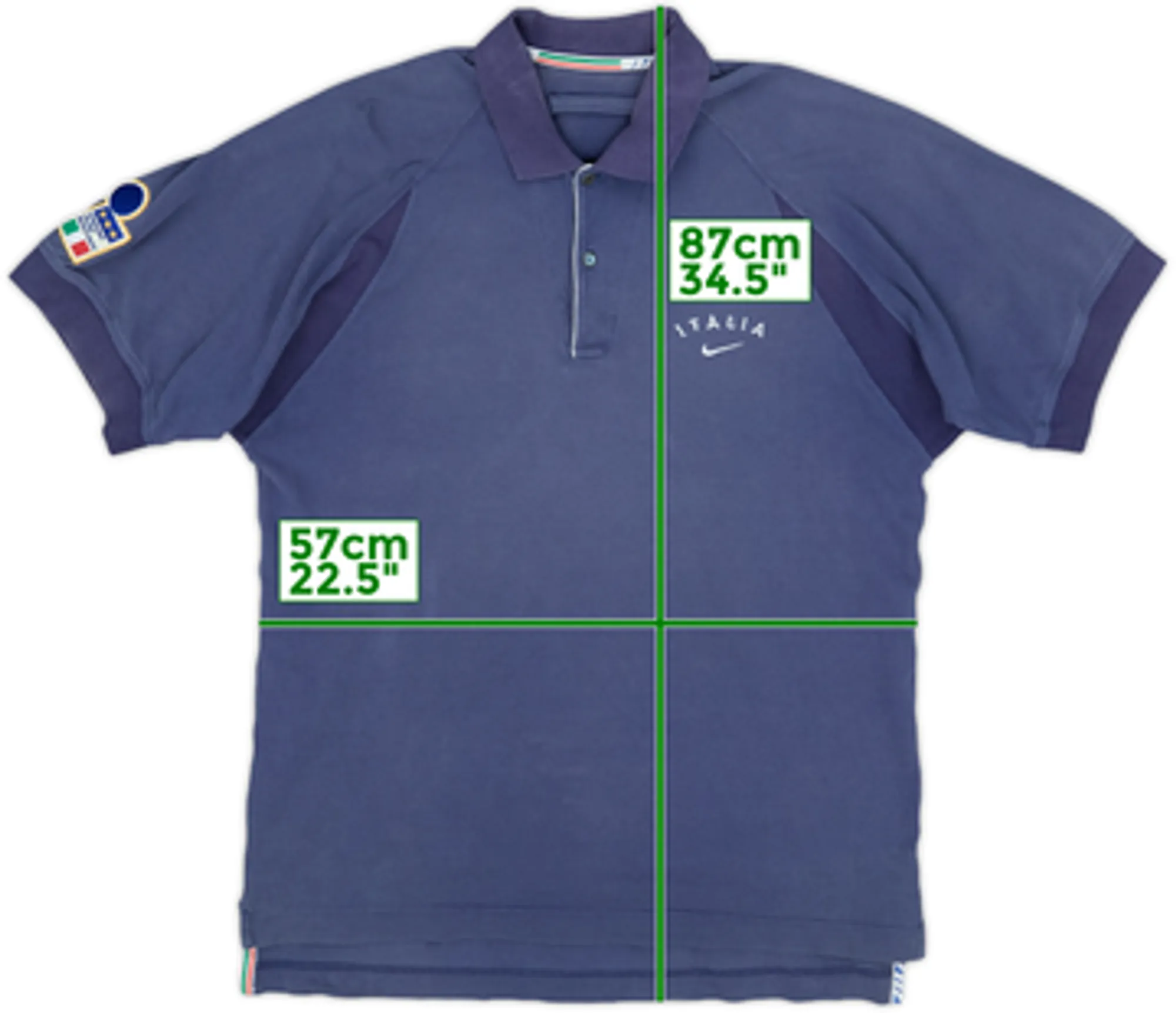 1996-97 Italy Nike Polo Shirt - 8/10 - (L)
