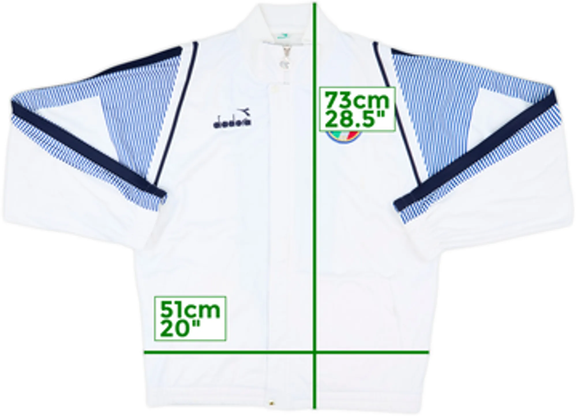 1998-90 Italy Diadora Track Jacket - 7/10 - (L)