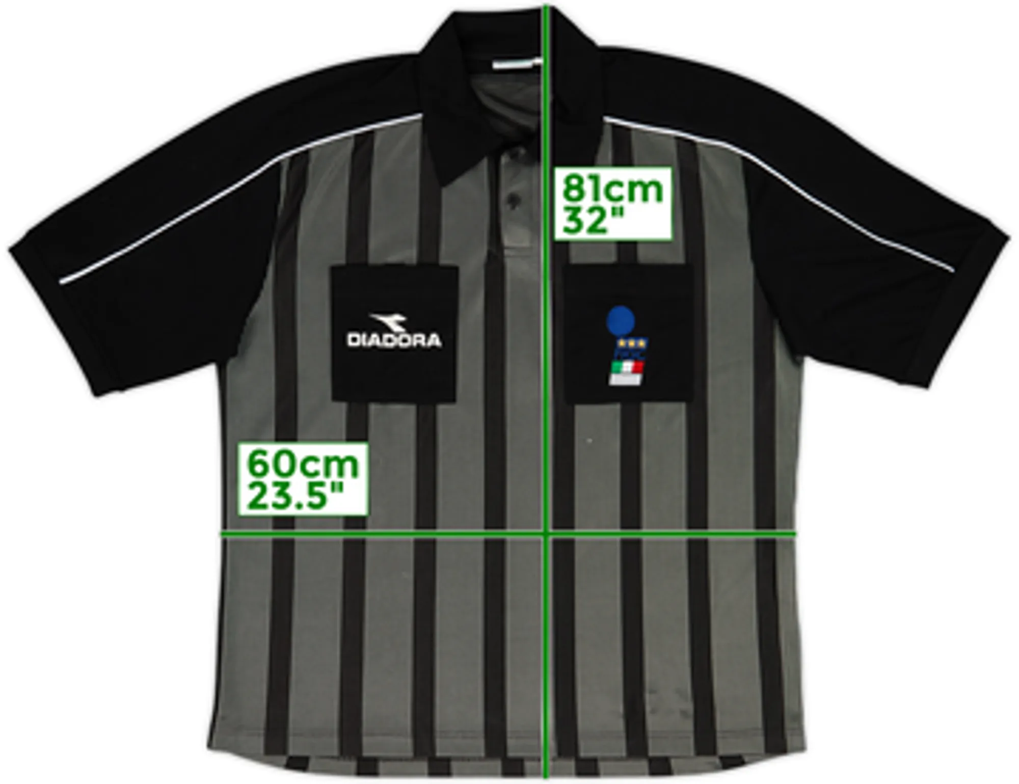 1999-00 Italy Diadora Referee Shirt - 7/10 - (L)