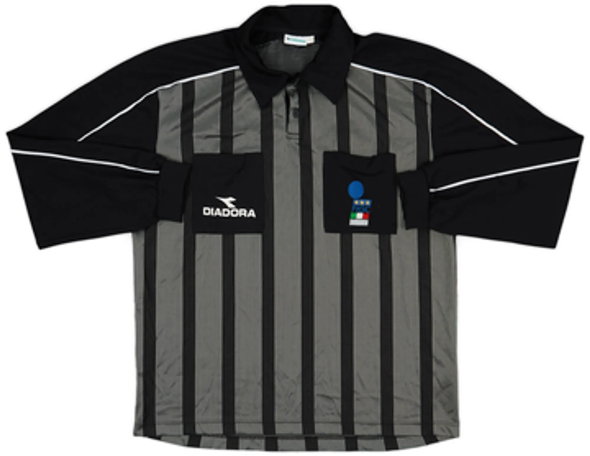 1999-00 Italy FIGC Didadora Referee L/S Shirt - 8/10 - (XL)