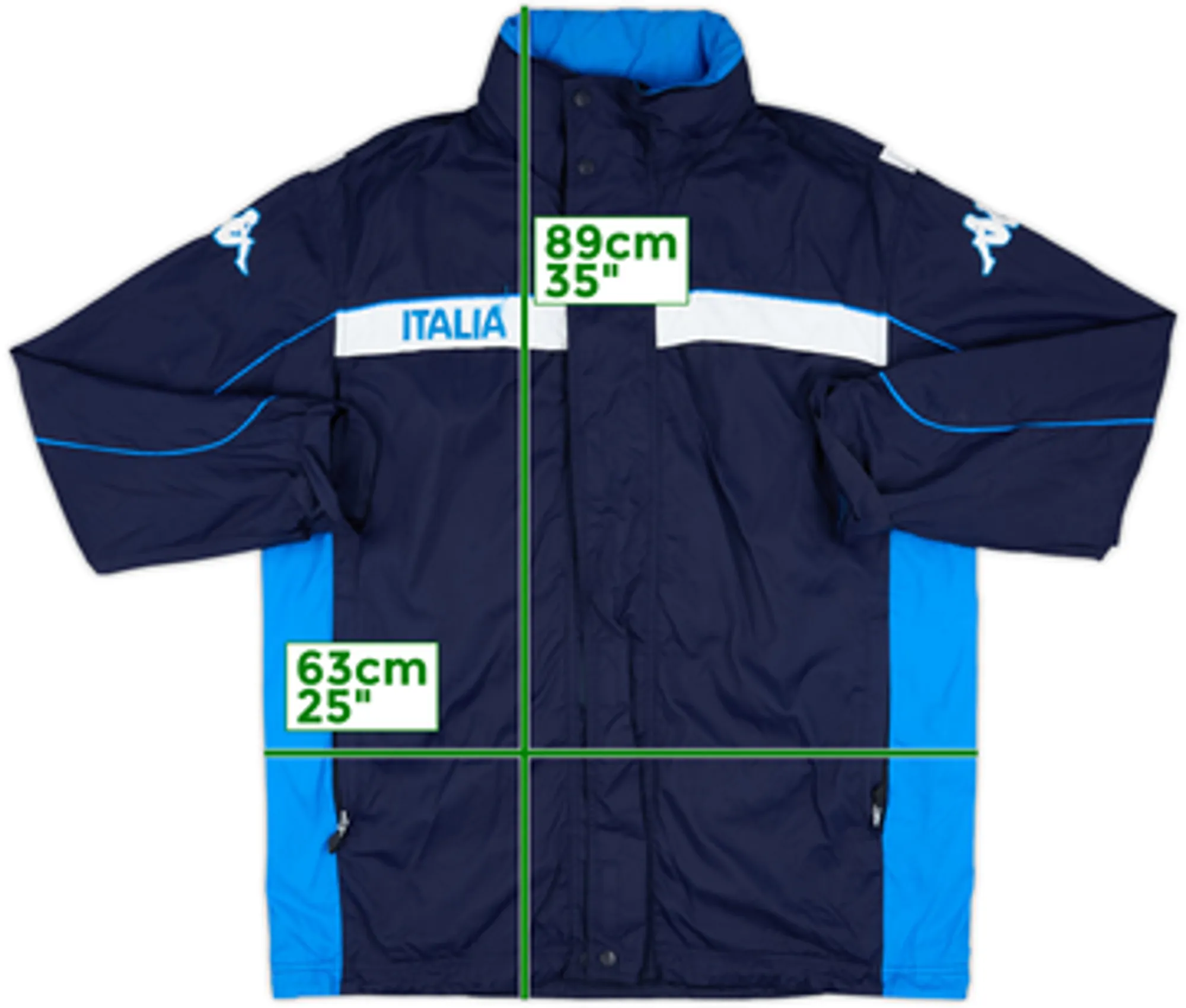 1999-00 Italy Kappa Hooded Track Jacket - 6/10 - (L)