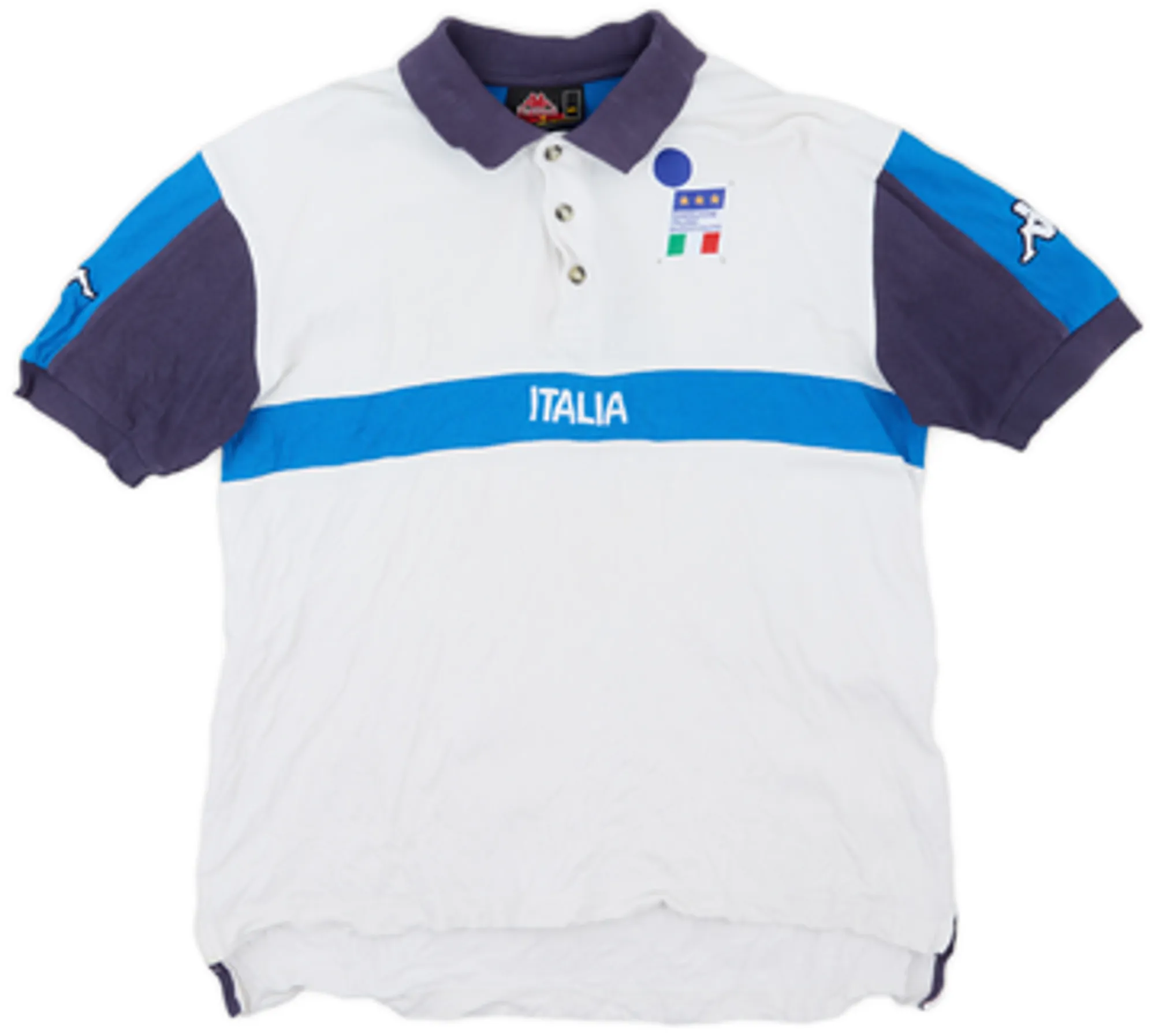 1999-00 Italy Kappa Polo Shirt - 6/10 - (S)