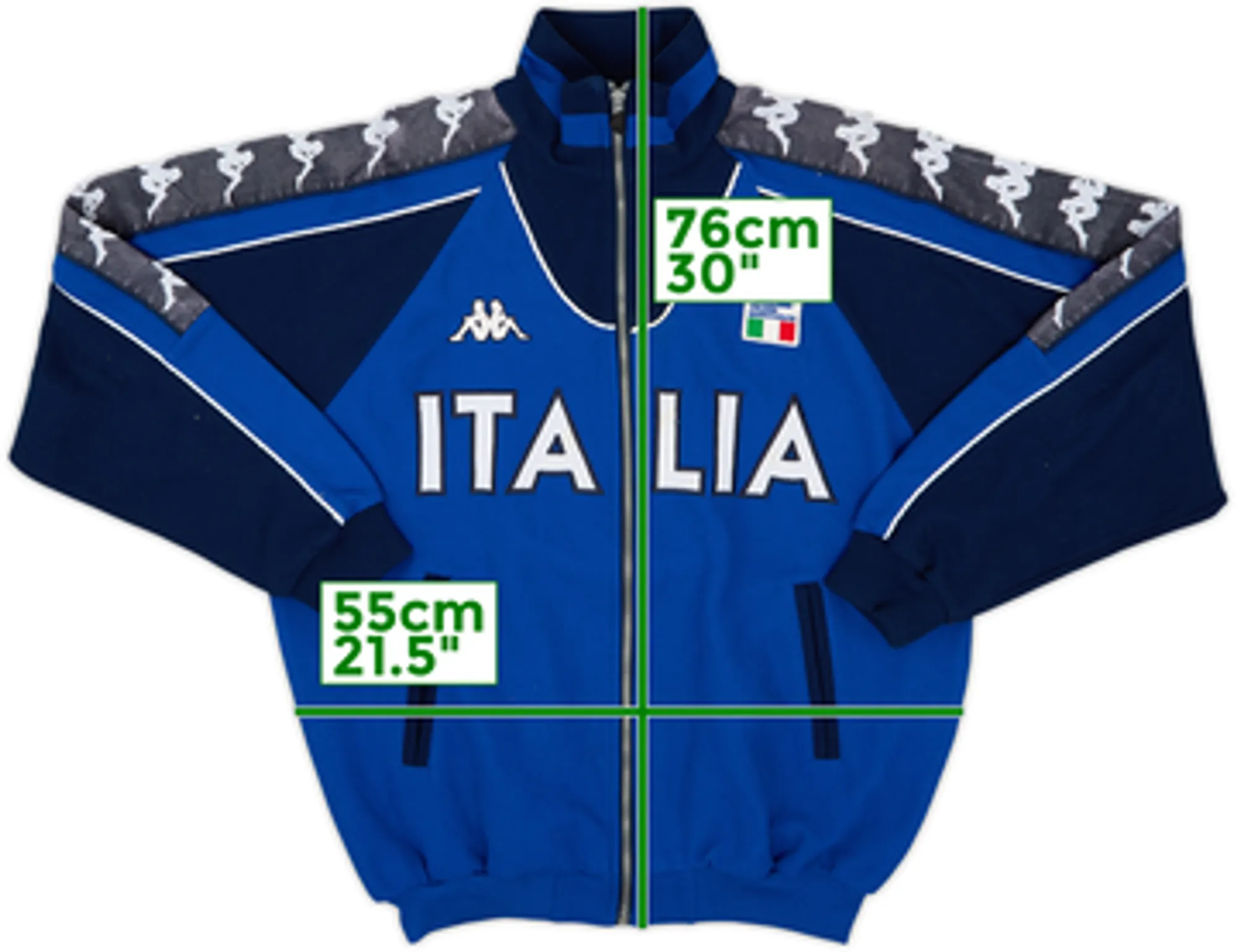 1999-00 Italy Kappa Track Jacket - 6/10 - (L)