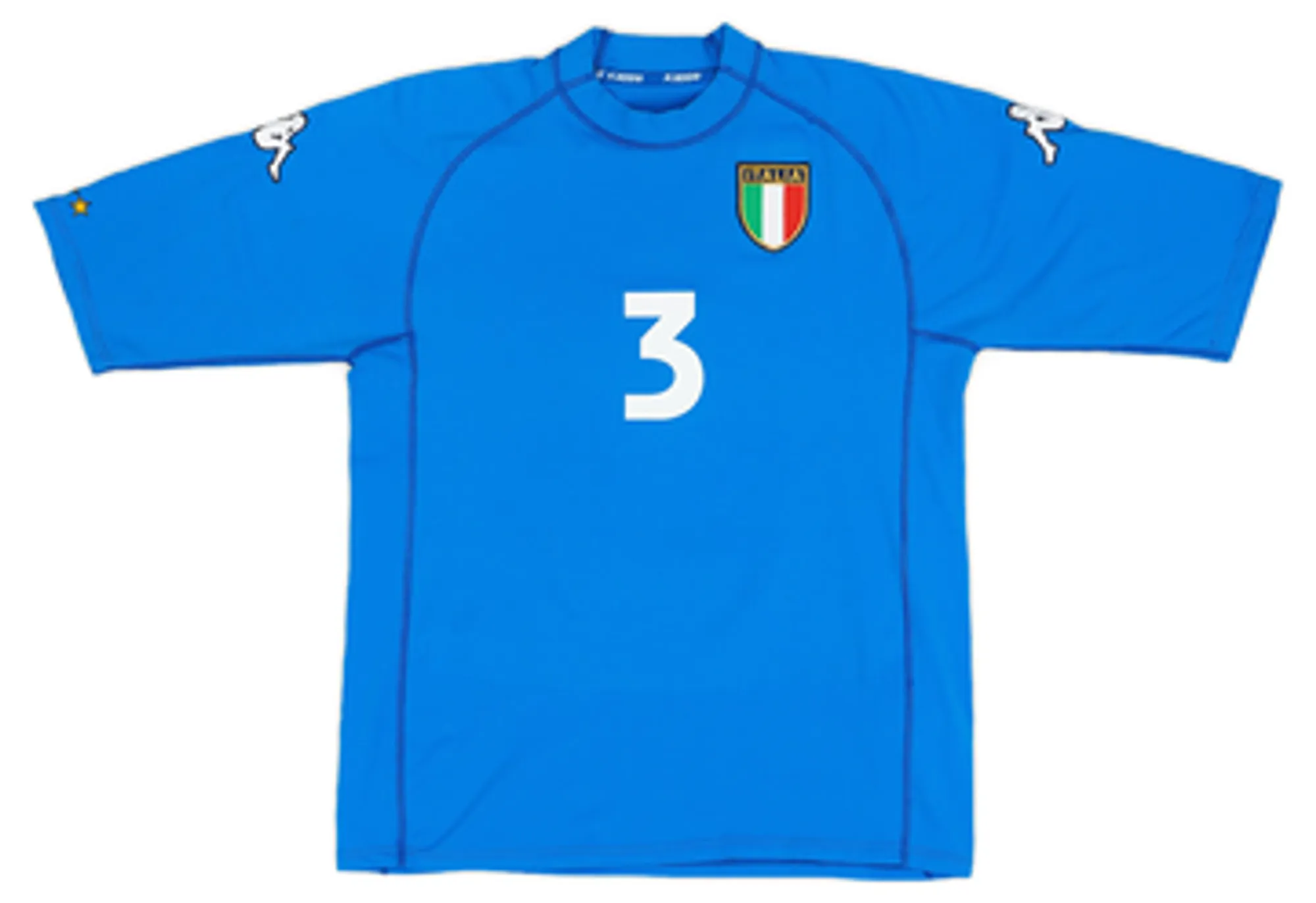 2000-01 Italy Home Shirt Maldini #3EL
