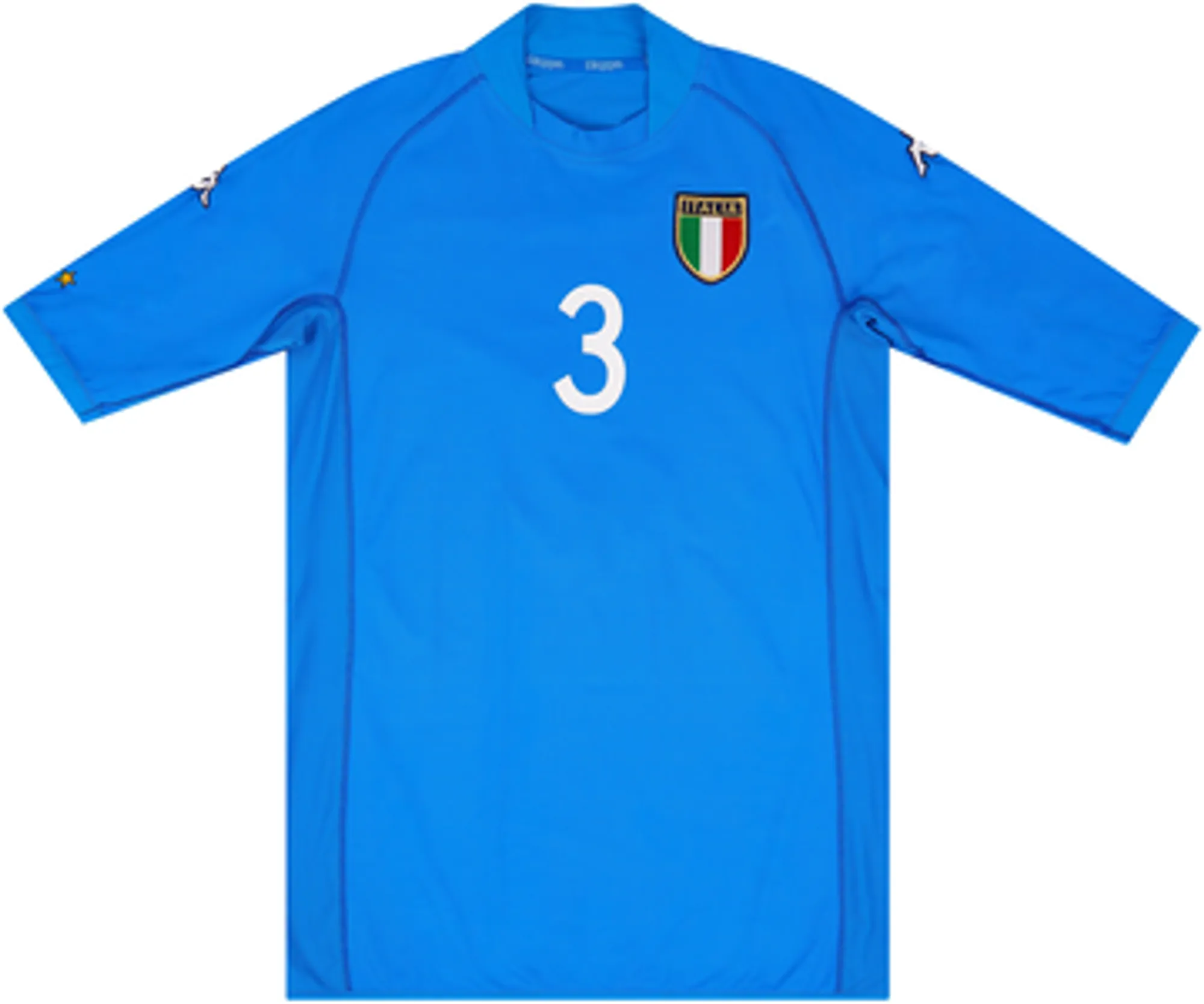 2002 Italy Home Shirt Maldini #3EXL