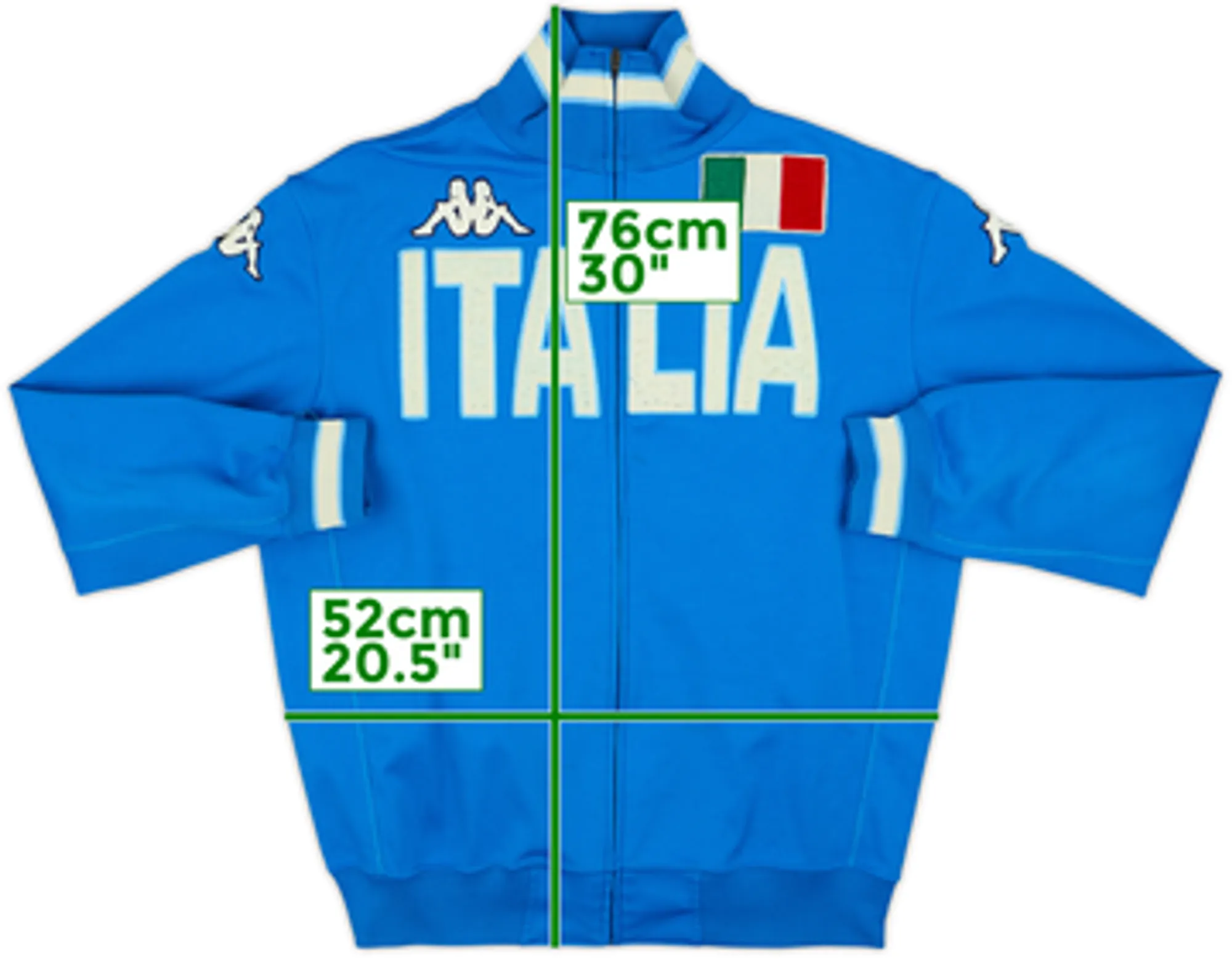 2002-03 Italy Kappa Track Jacket - 6/10 - (L)
