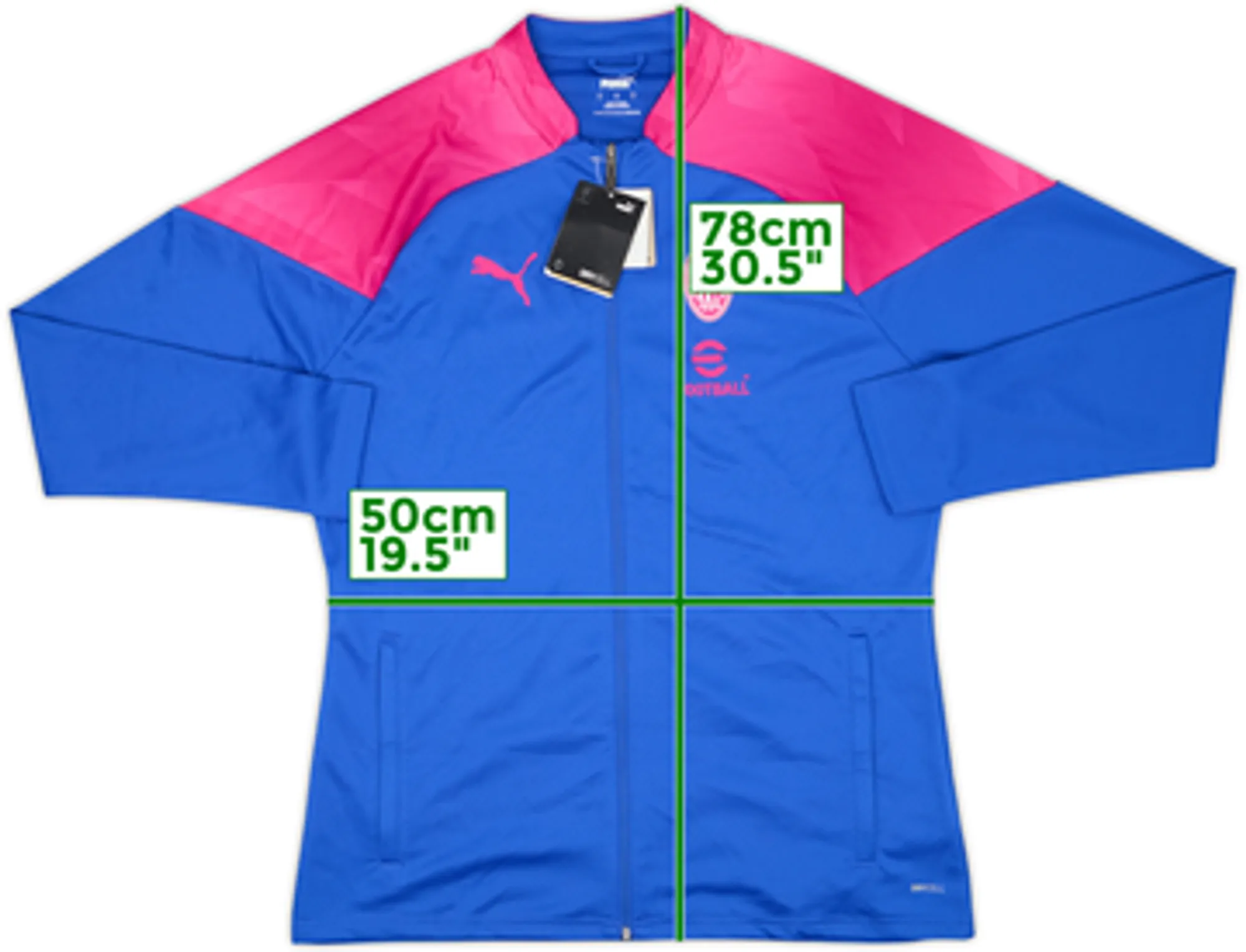 2023-24 AC Milan Puma Track Jacket (L)