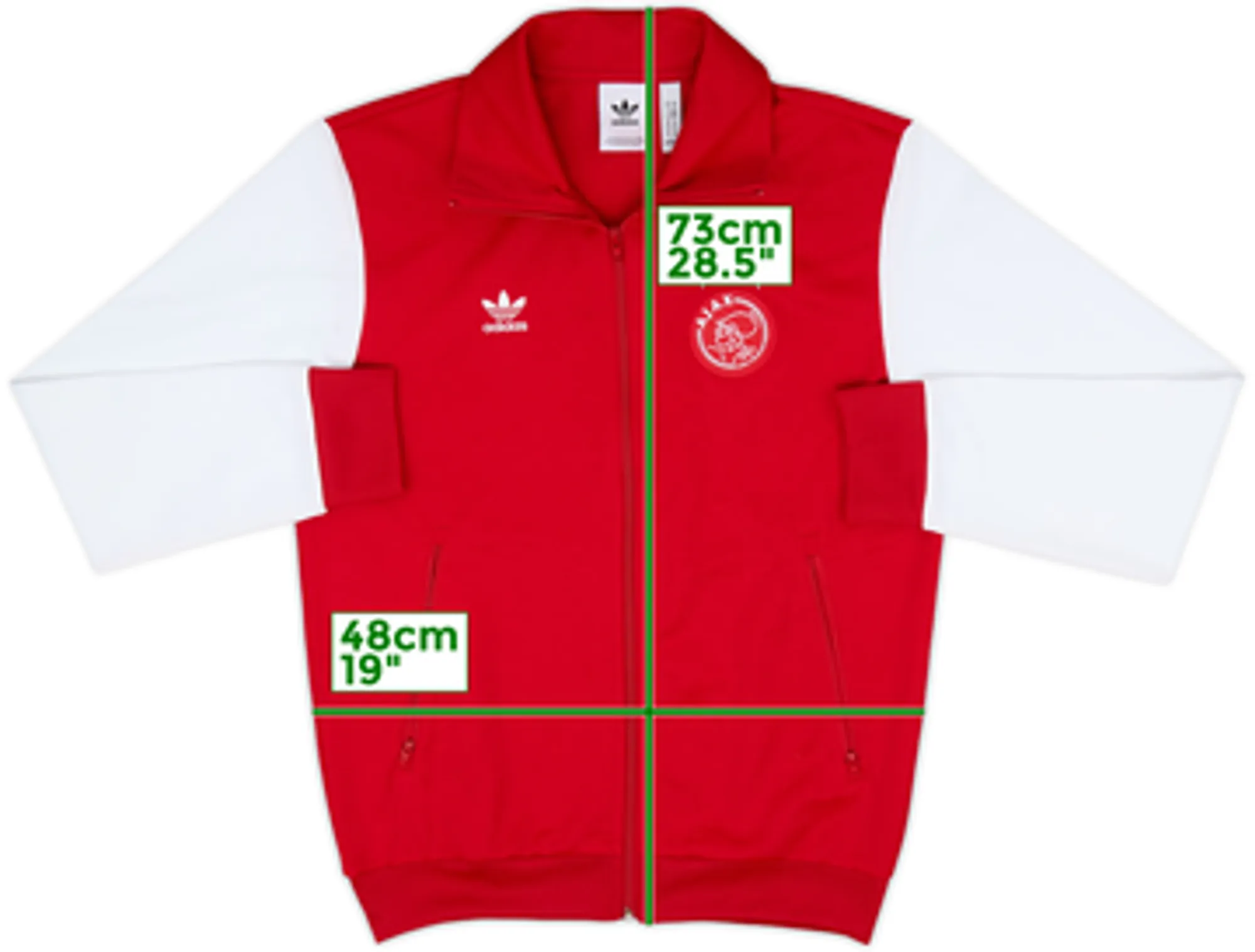 2023-24 Ajax adidas Track Jacket - 8/10 - (M)