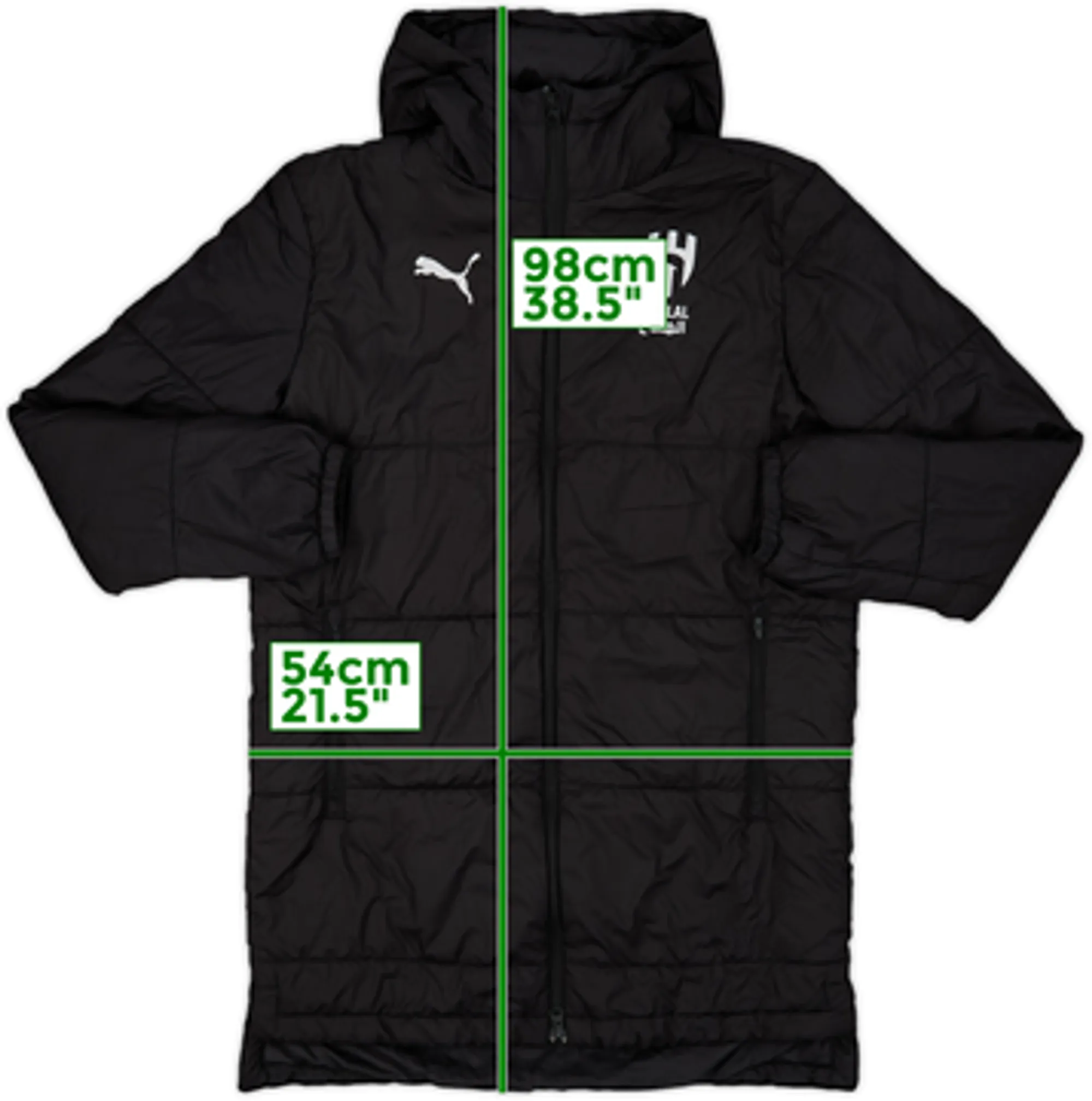 2023-24 Al Hilal Puma Padded Bench Coat - 6/10 - (S)