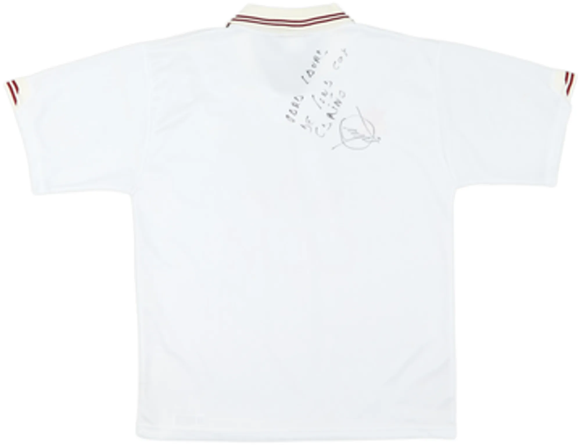 1995-96 Albacete Signed Home Shirt - 8/10 - (L)