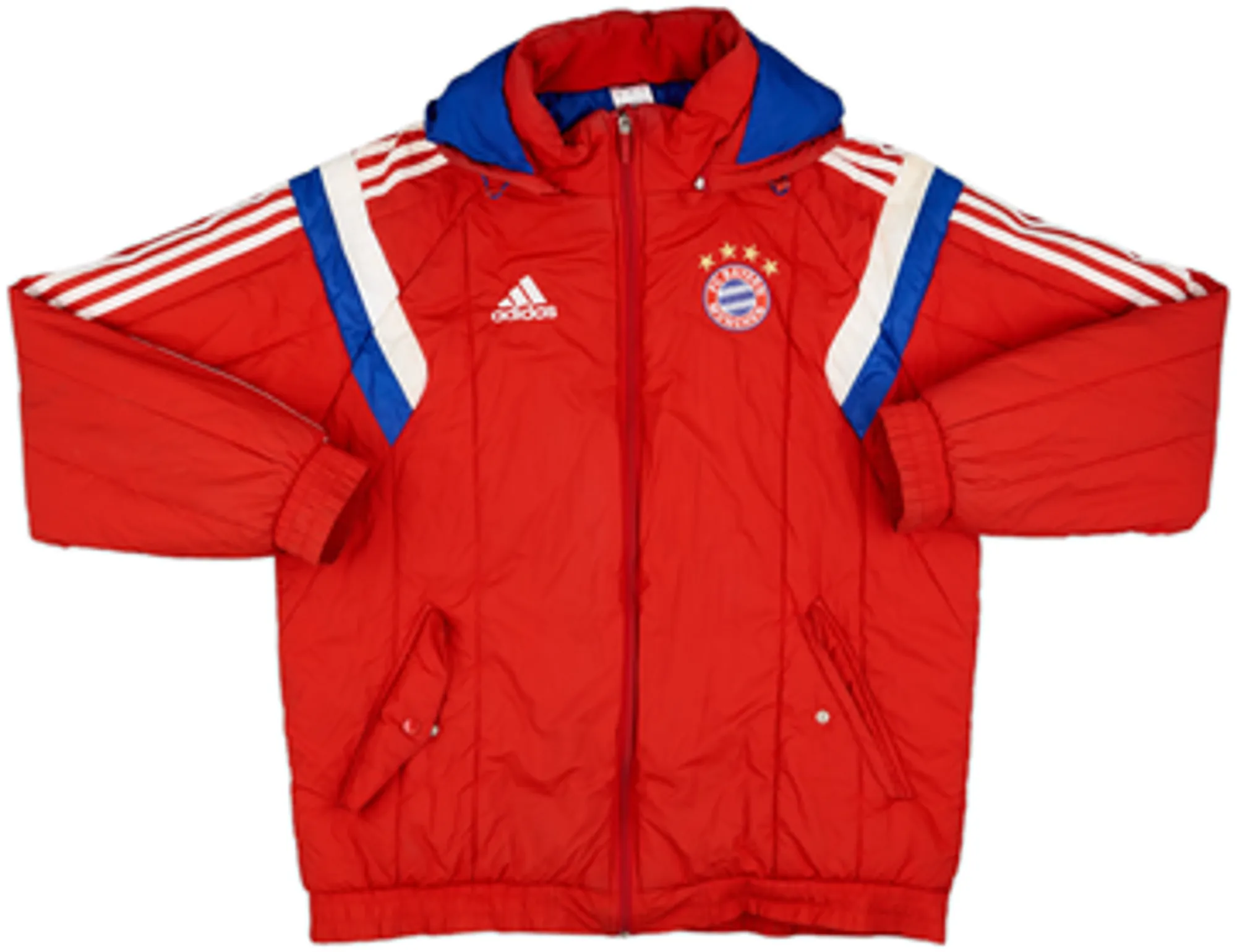 2014-15 Bayern Munich adidas Padded Bench Coat - 7/10 - (L)