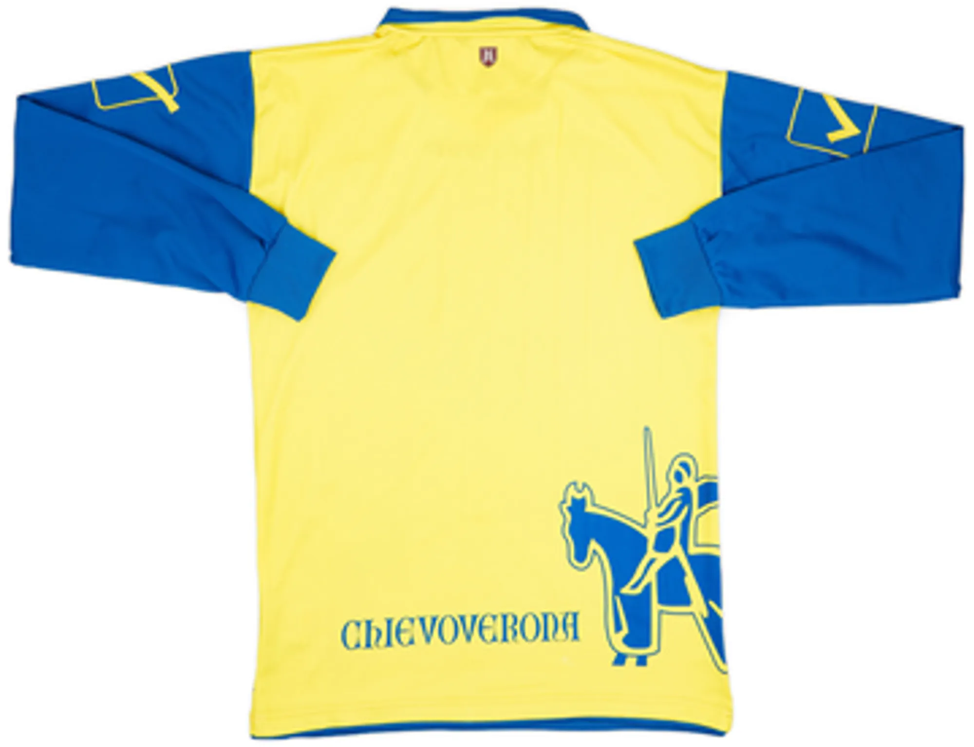 2012-13 Chievo Verona 'Signed' Home L/S Shirt - 8/10 - (M)