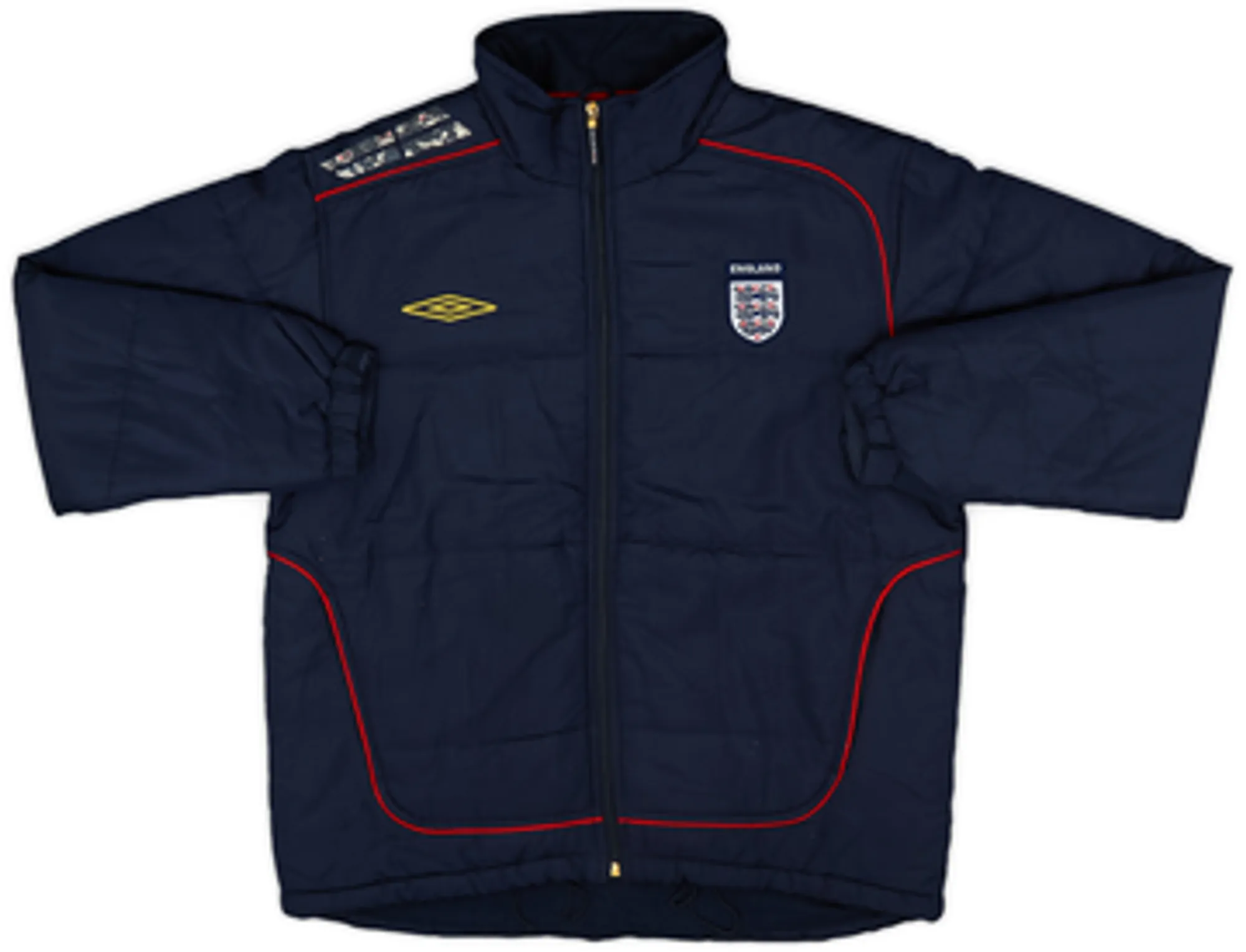 2006-08 England Umbro Padded Bench Coat - 6/10 - (M)