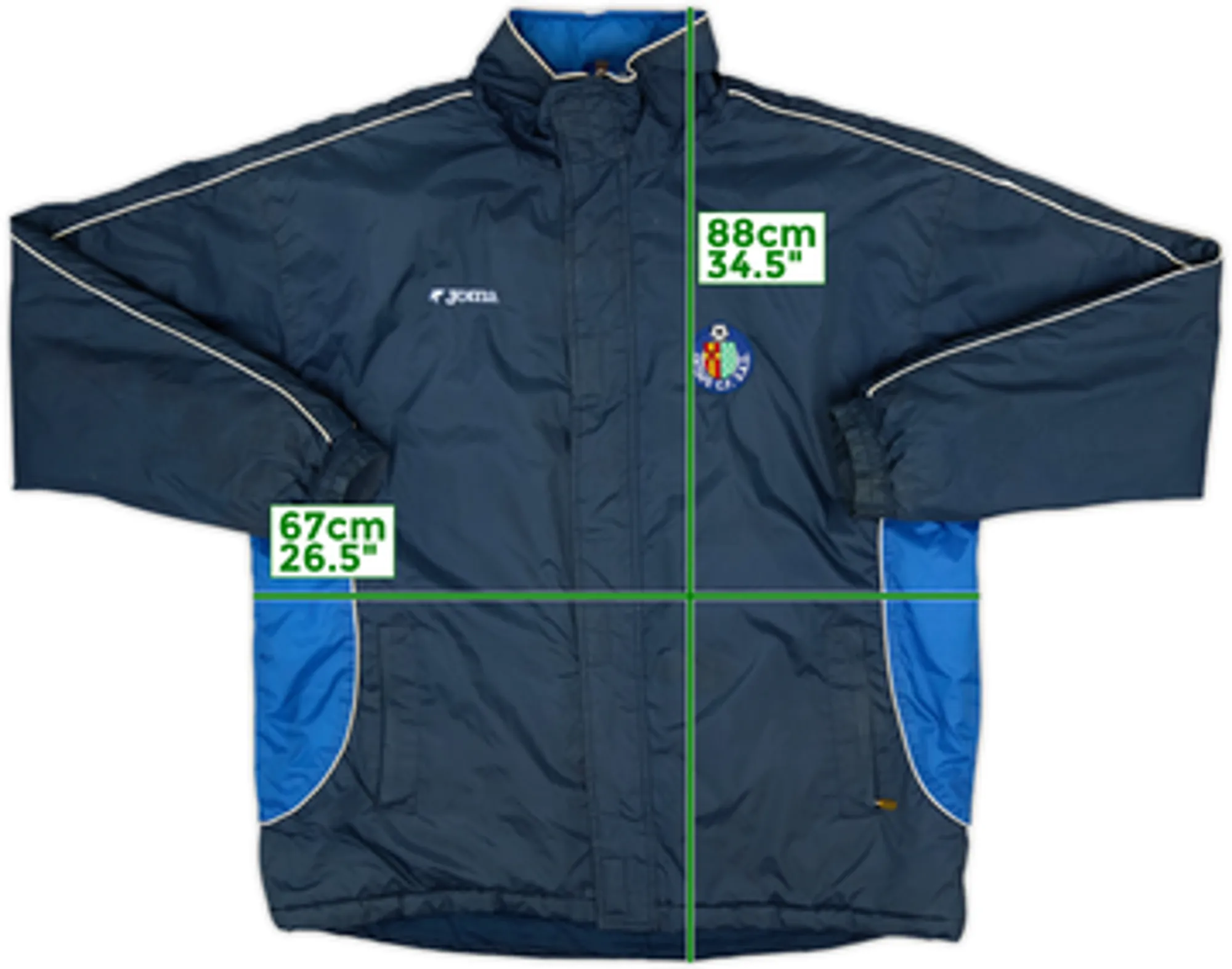 2006-07 Getafe Joma Padded Bench Coat - 8/10 - (M)