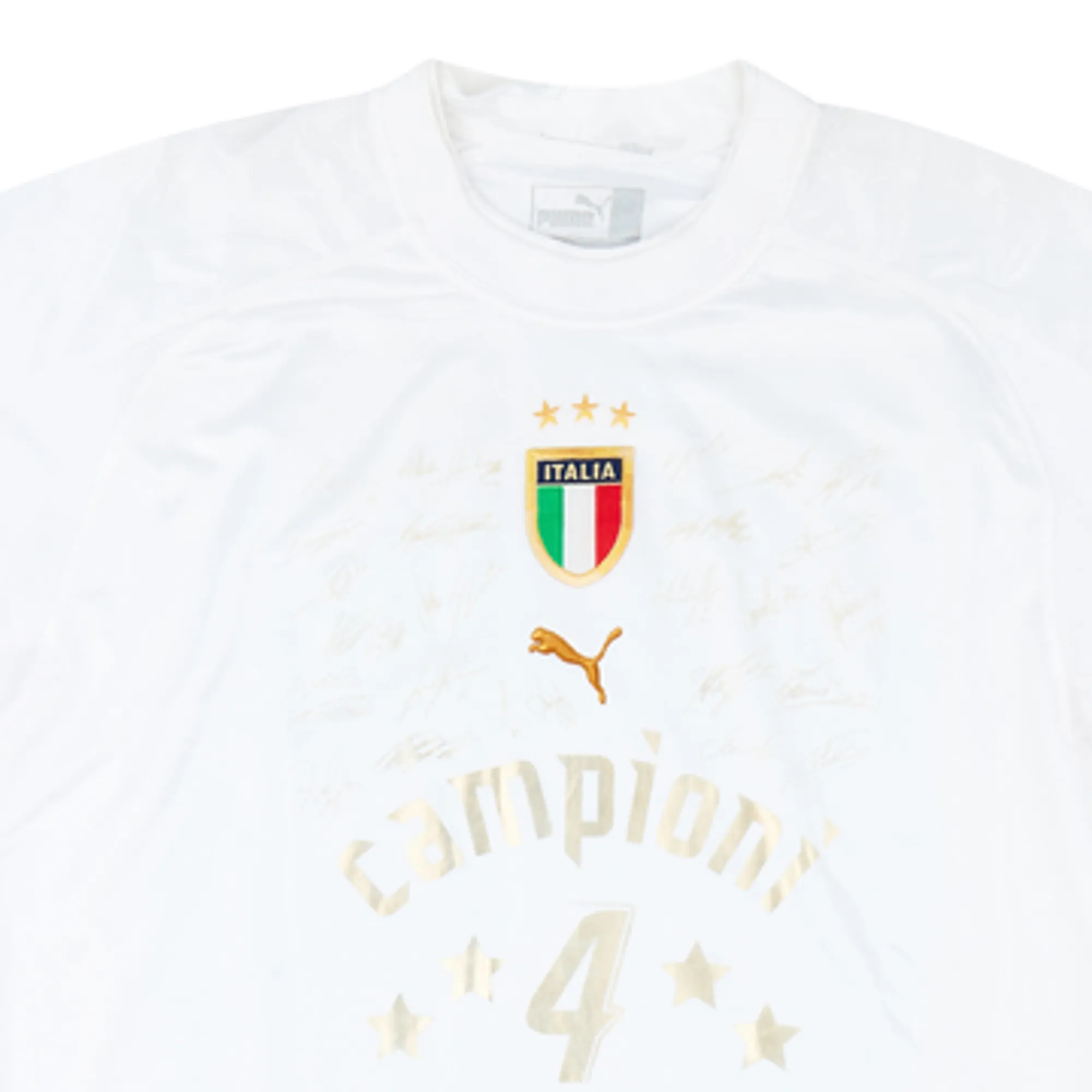 2004-06 Italy 'Campioni del Mondo' Signed Away Shirt - 5/10 - (XL)