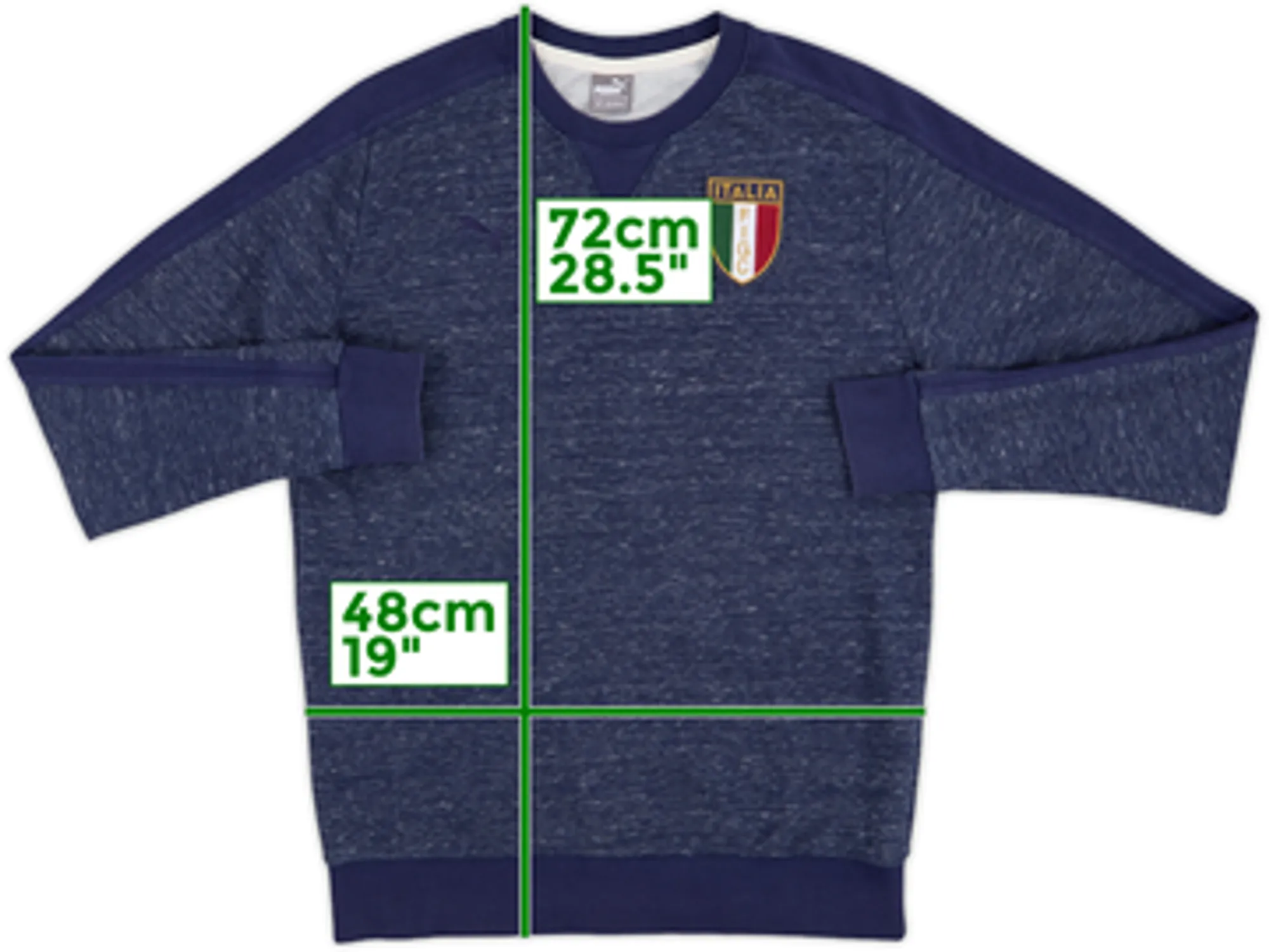 2016-17 Italy FIGC Puma Sweat Top - 9/10 - (M)