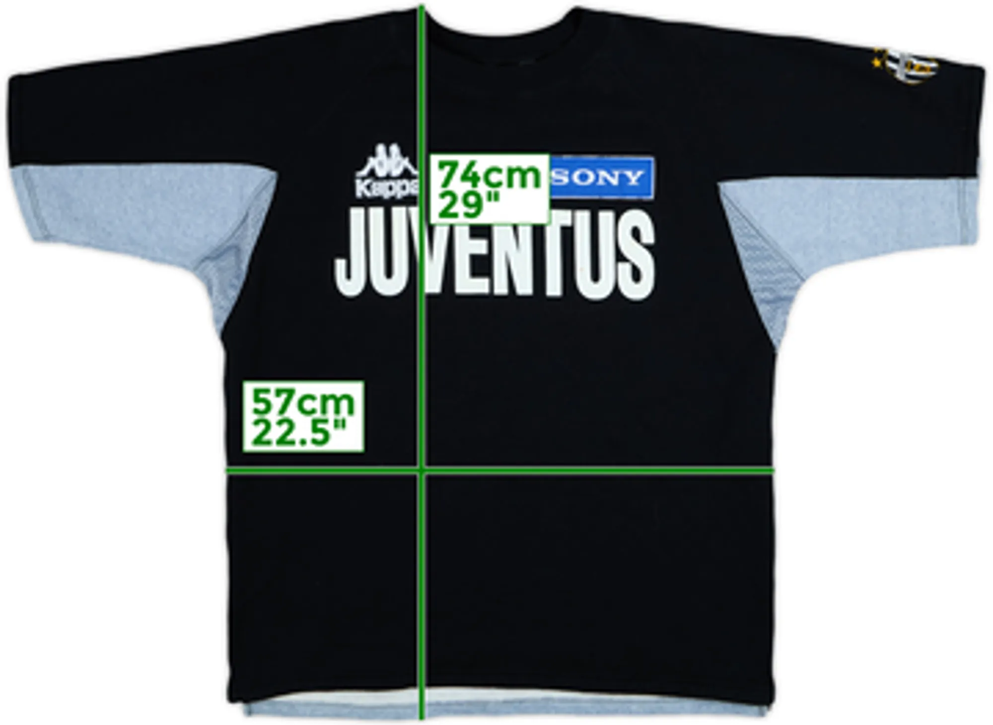 1994-95 Juventus Kappa S/S Sweat Top - 8/10 - (XL)
