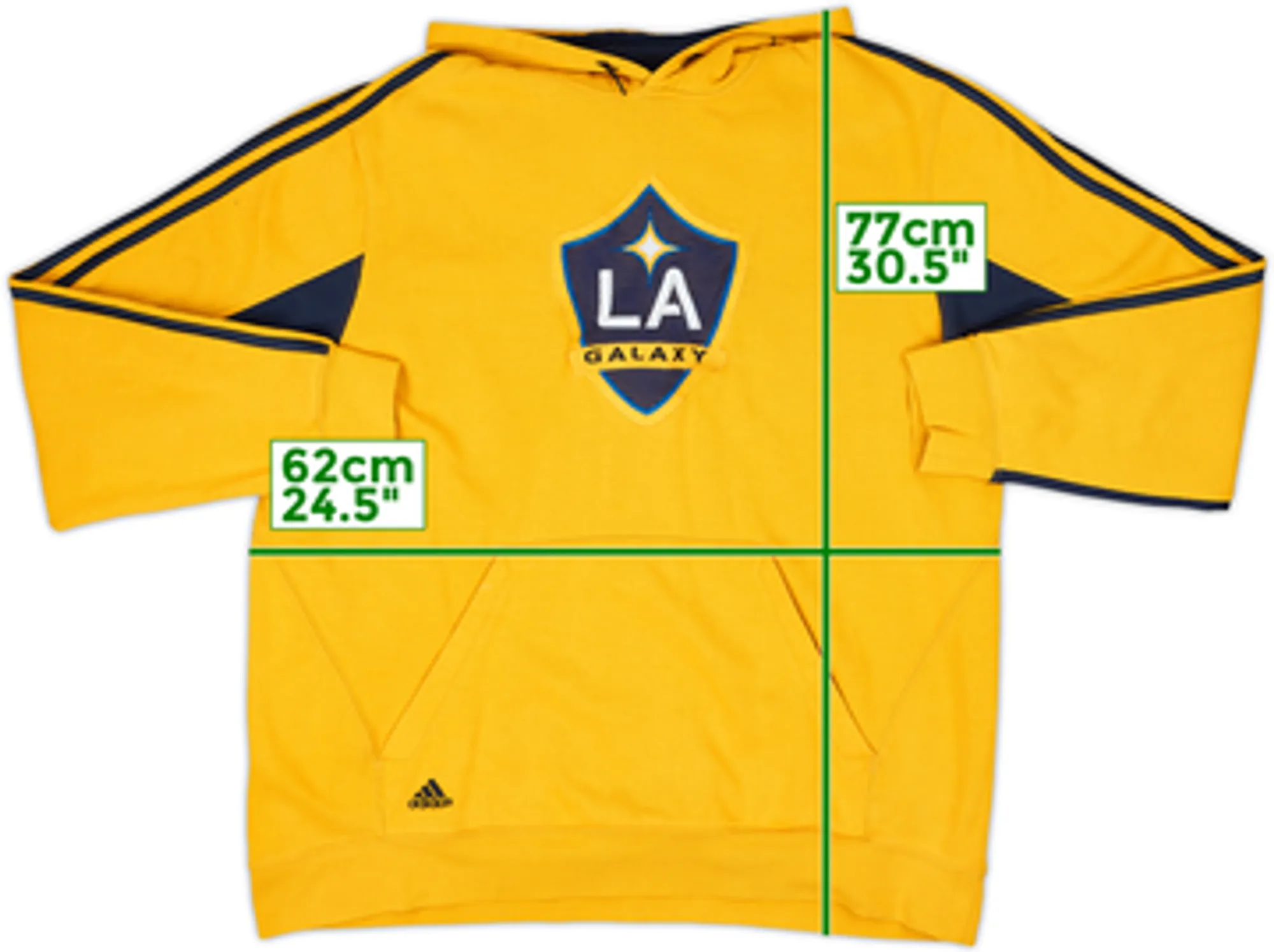 2011 LA Galaxy adidas Hooded Sweat Top - 8/10 - (XL)