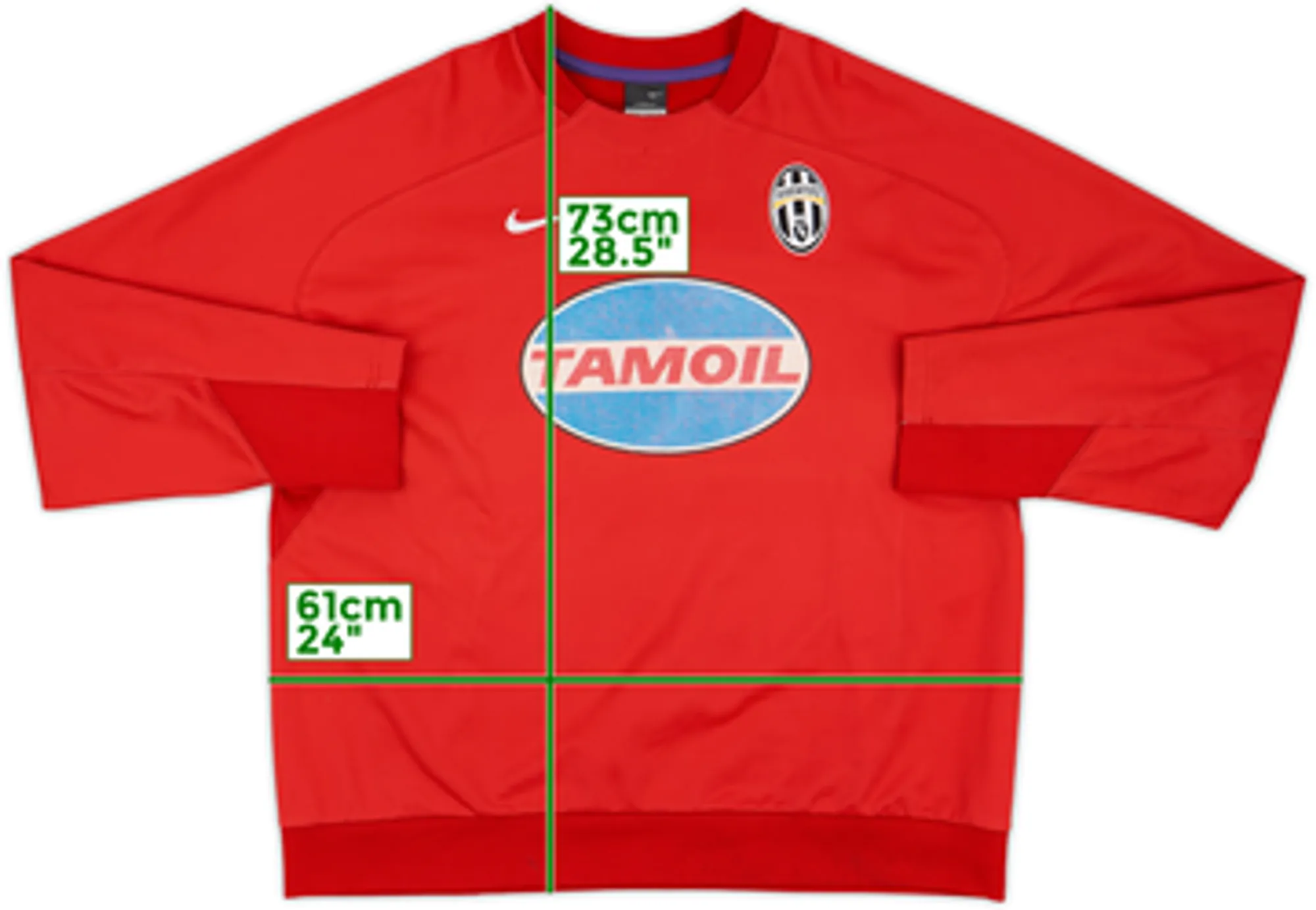 2005-06 Juventus Nike Sweat Top - 6/10 - (XL)