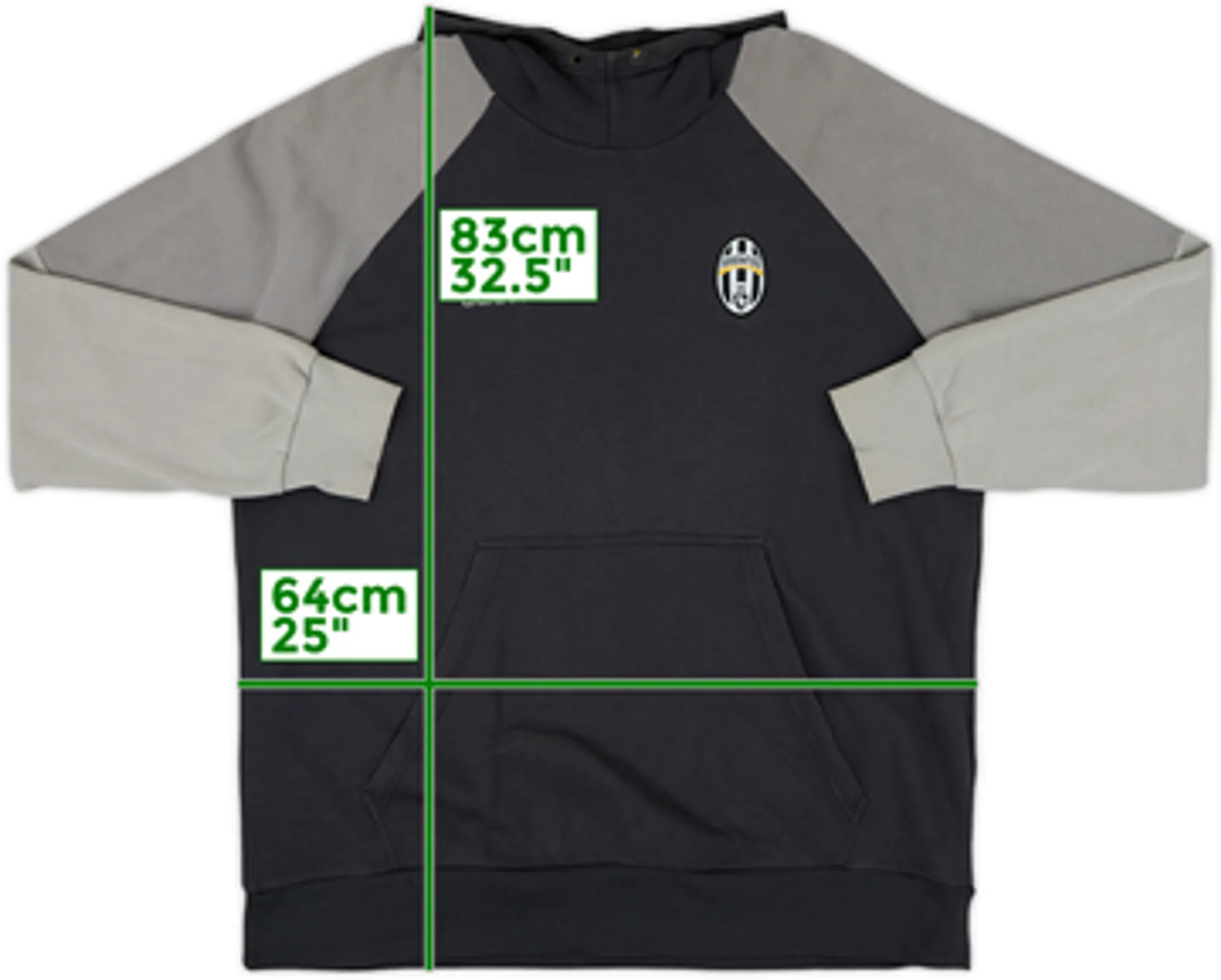 2016-17 Juventus adidas Hooded Sweat Top - 6/10 - (XXL)