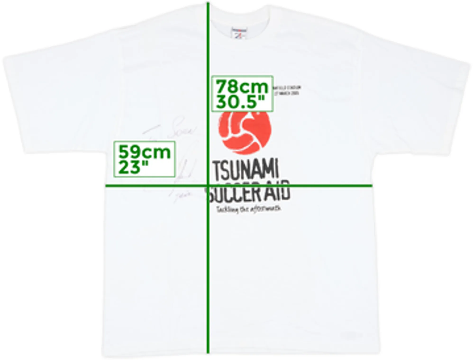 2005 Liverpool Tsunami Soccer Aid Signed Shirt - 8/10 - (XXL)