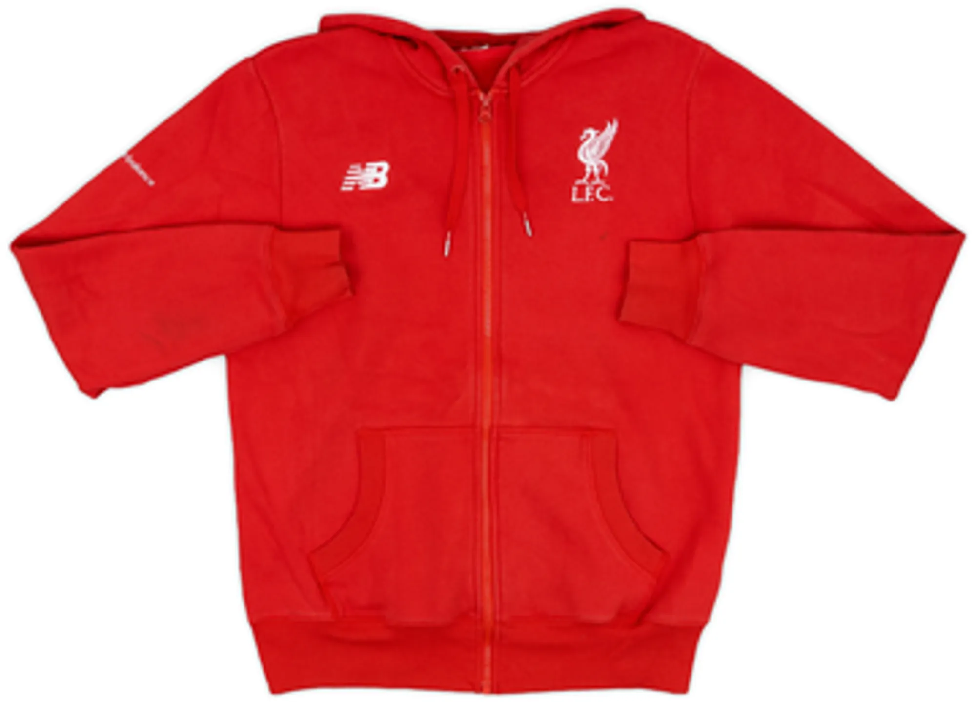 2015-16 Liverpool New Balance Hooded Sweat Top - 6/10 - (M)