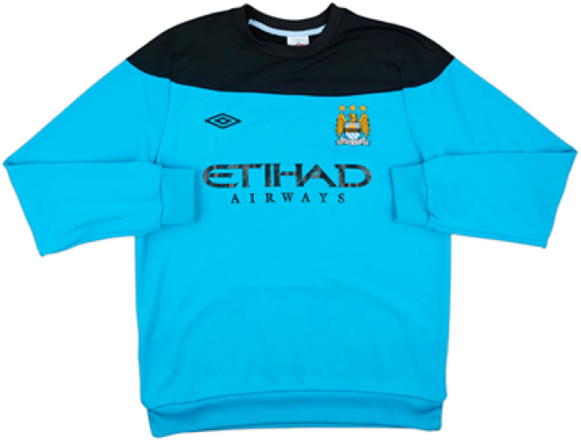 2010-11 Manchester City Umbro Sweat Top - 7/10 - (XL)
