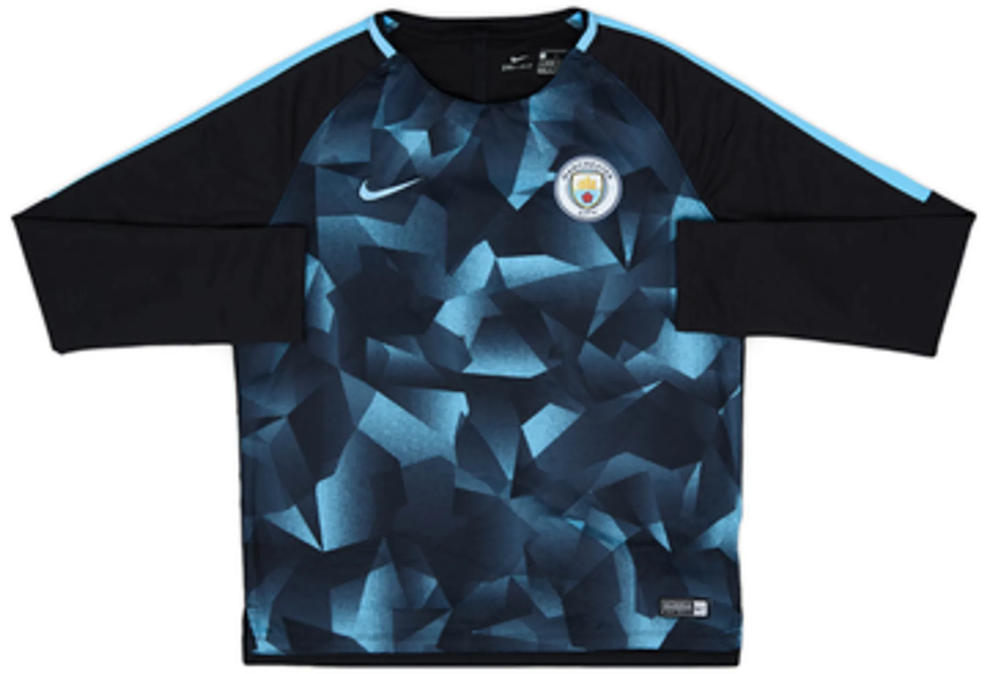 2017-18 Manchester City Nike Sweat Top - 9/10 - (L.Boys)