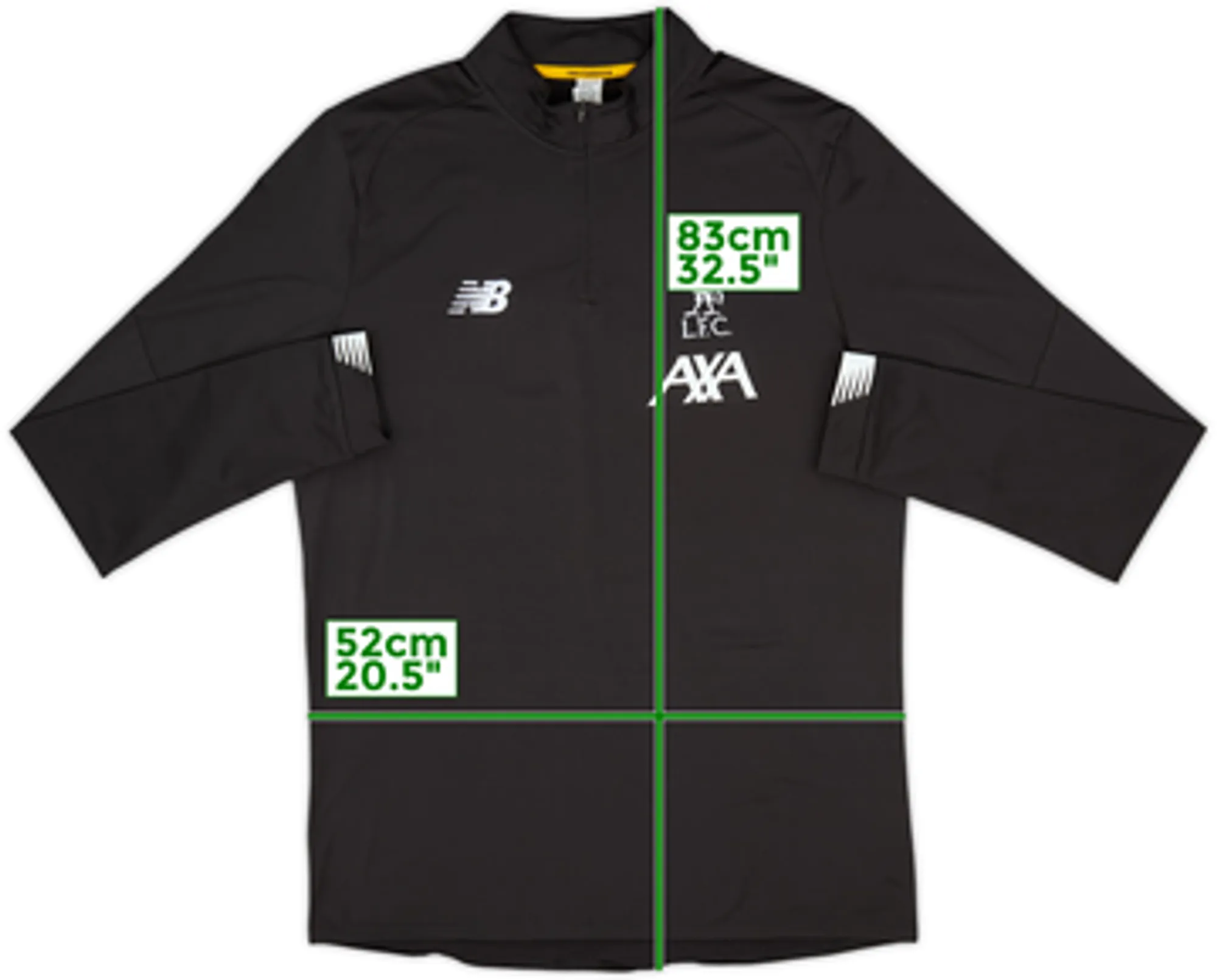 2019-20 Liverpool New Balance 1/4 Zip Sweat Top - 8/10 - (S)