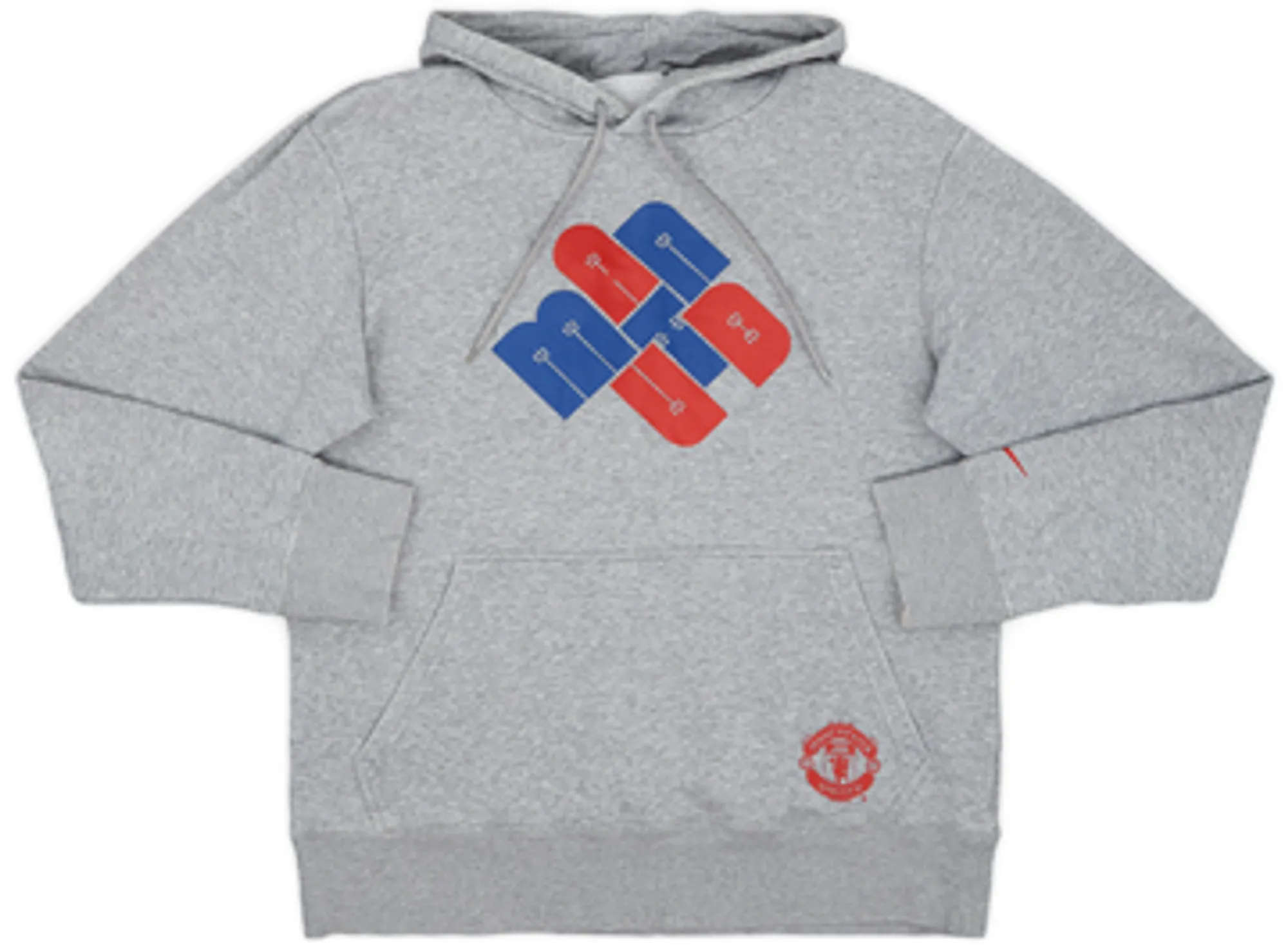 2010-11 Manchester United Nike Hooded Sweat Top - 9/10 - (M)