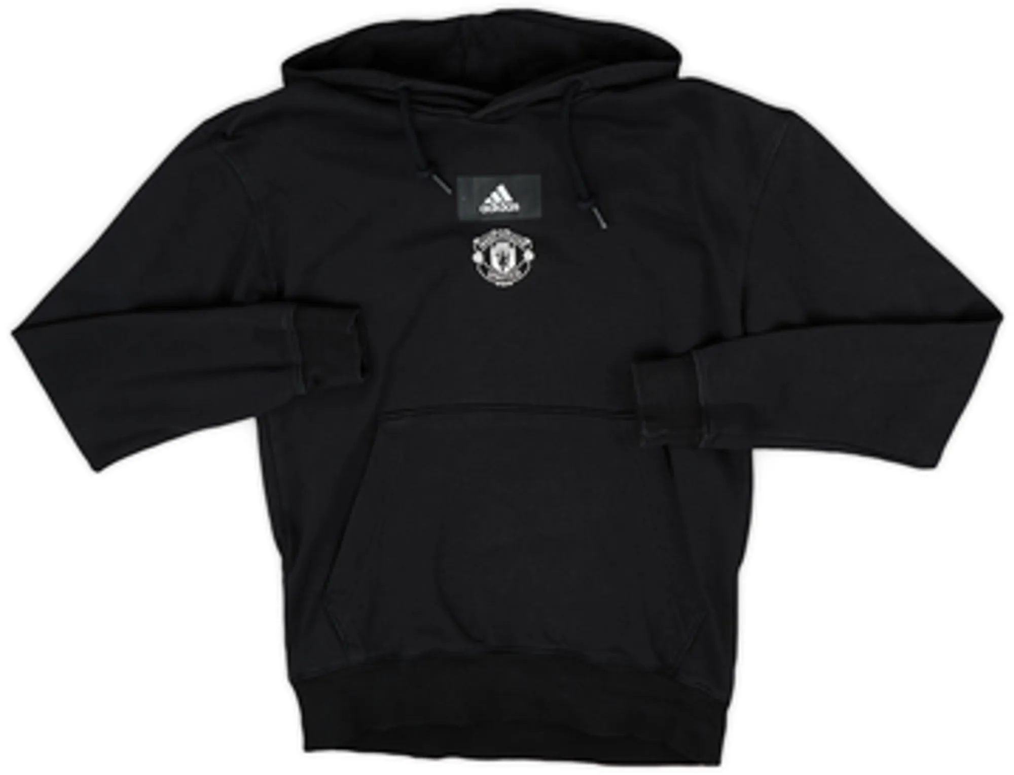 2022-23 Manchester United adidas Hooded Sweat Top - 9/10 - (L)