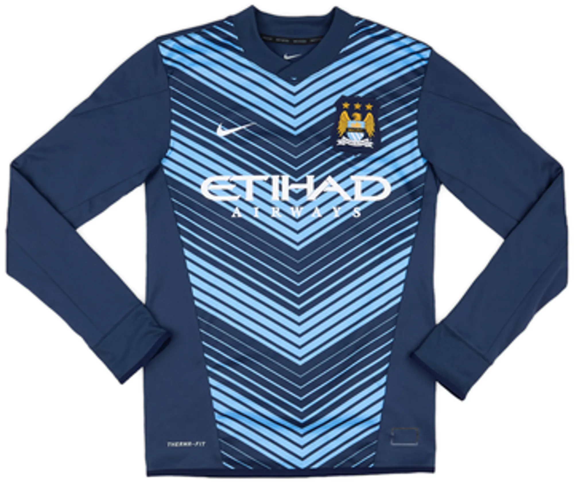 2014-15 Manchester City Nike Therma-fit Sweat Top - 9/10 - (S)