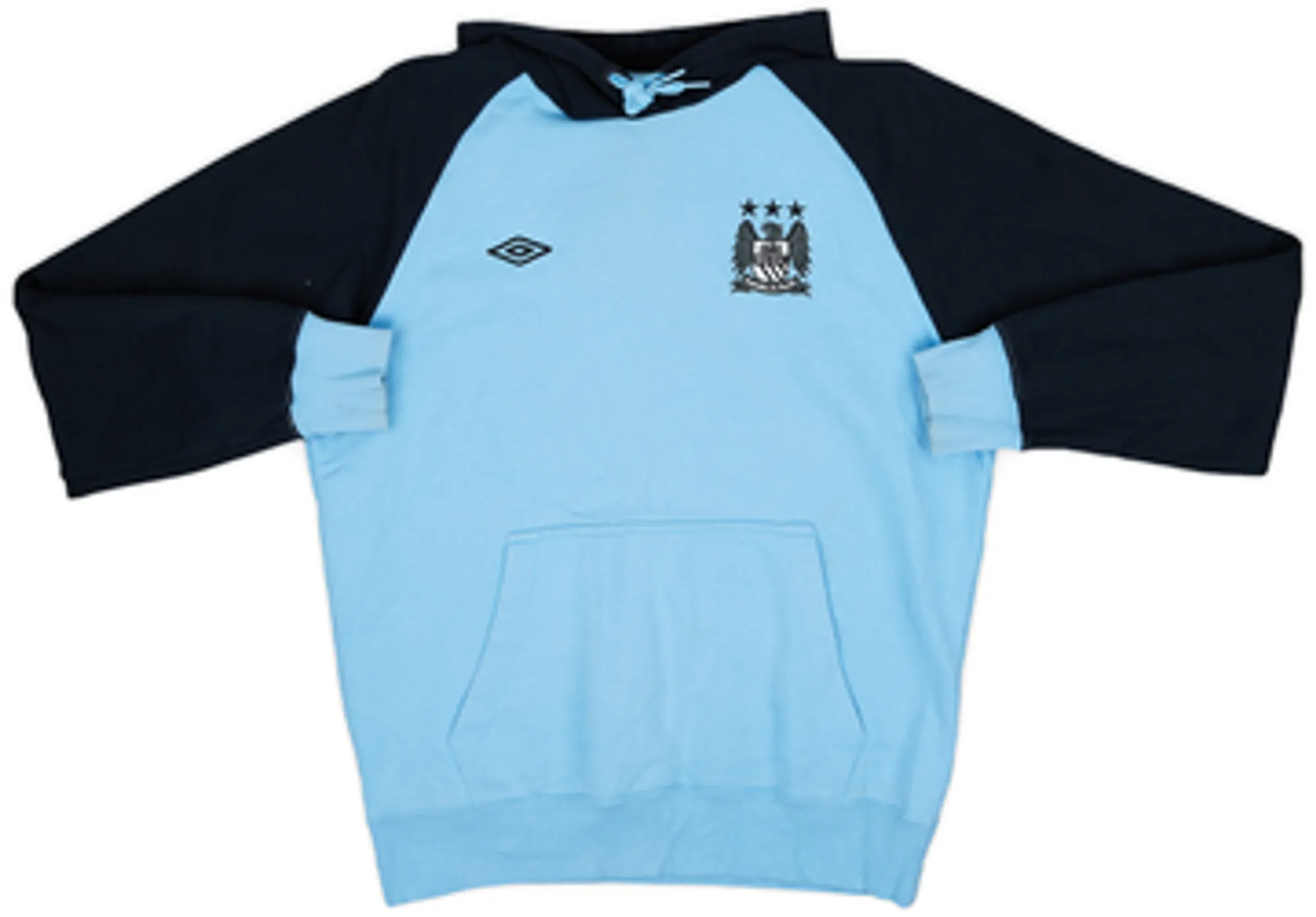 2012-13 Manchester City Umbro Hooded Sweat Top - 6/10 - (L)