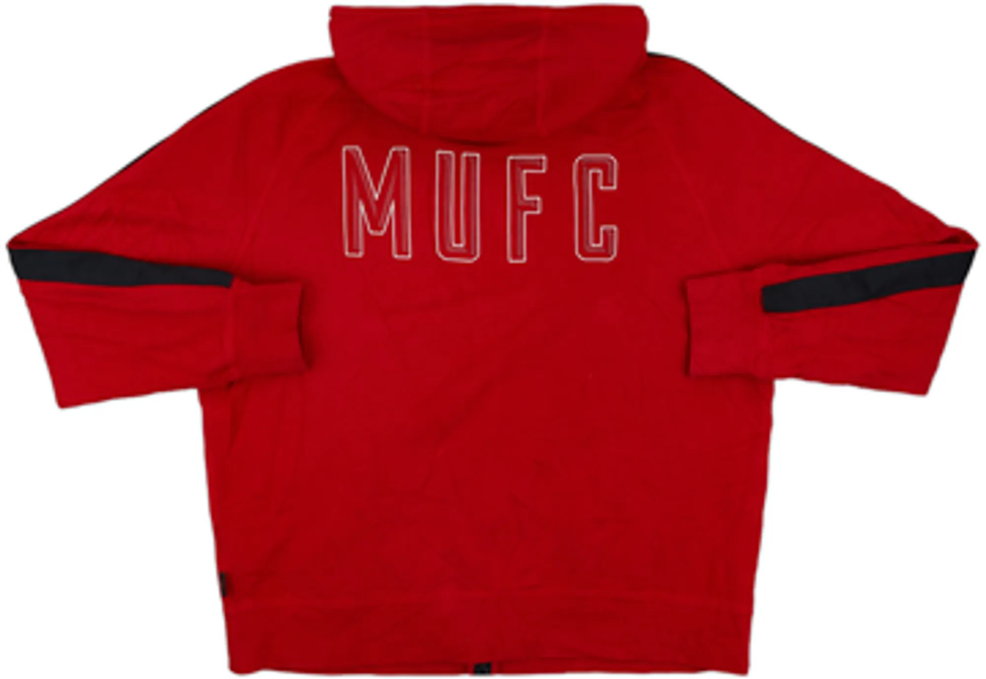 2014-15 Manchester United Nike Hooded Sweat Top - 9/10 - (XL)
