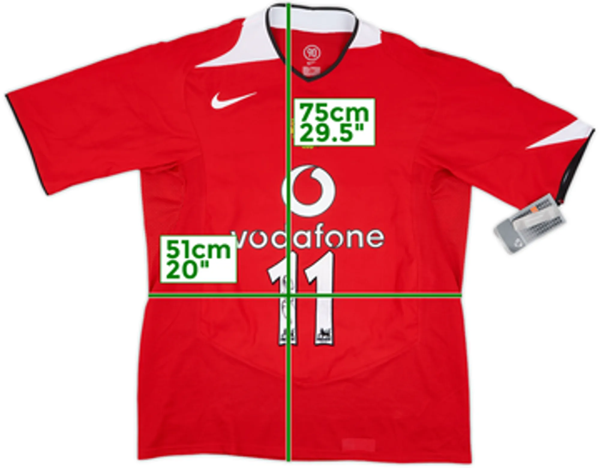 2004-06 Manchester United Signed Home Shirt #11 (Giggs) (L)