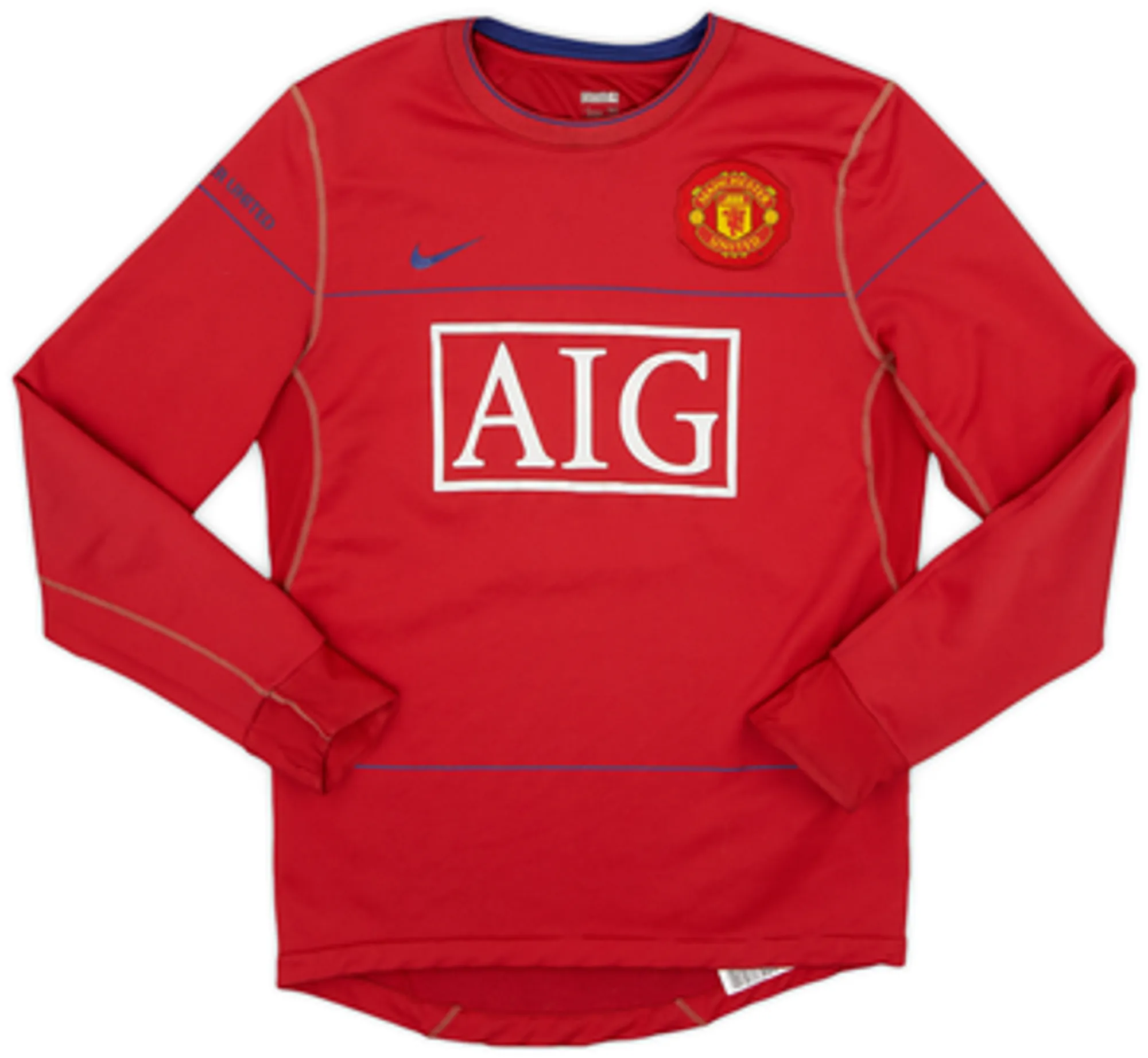2008-09 Manchester United Nike Sweat Top - 6/10 - (S)